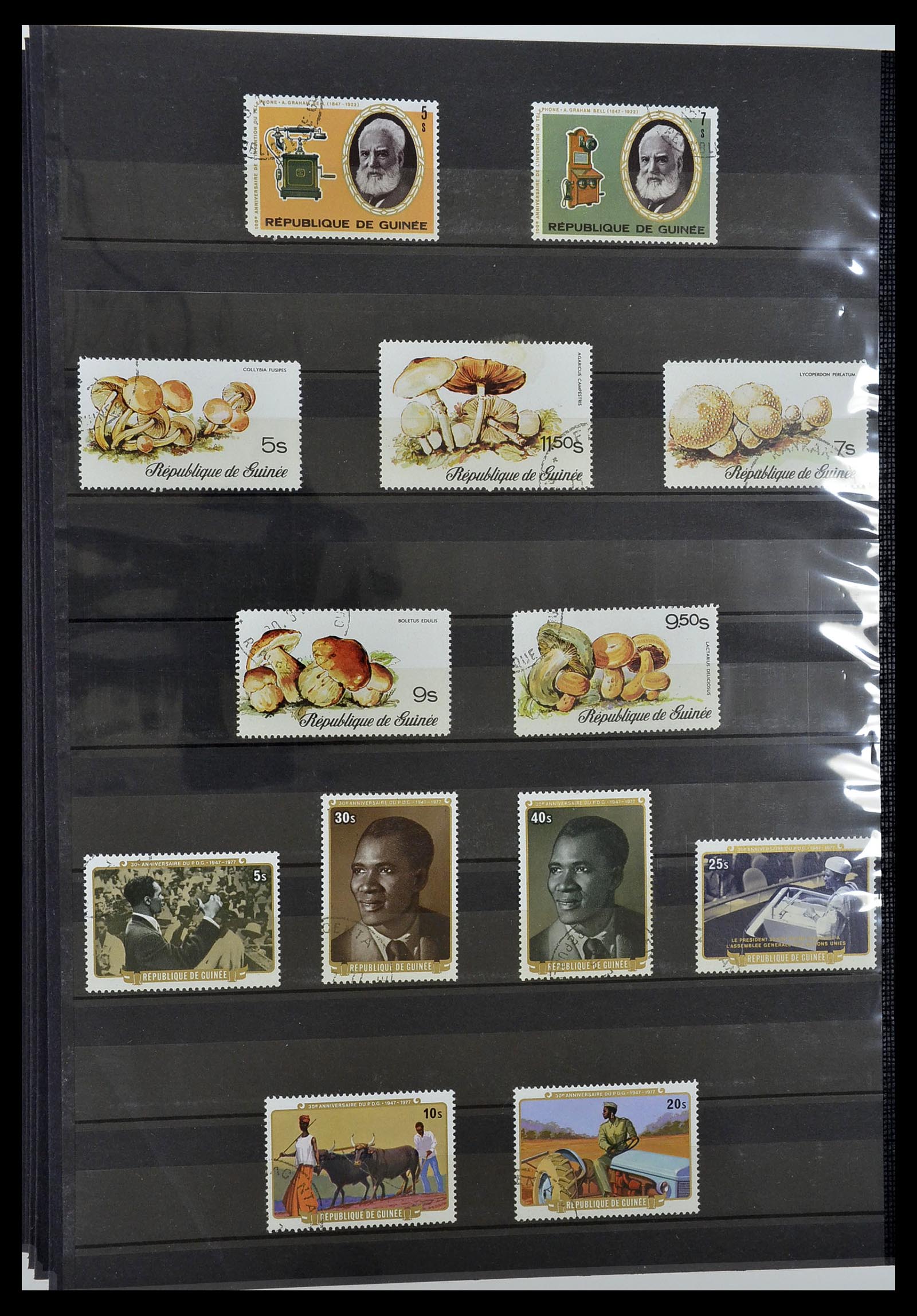 34190 0842 - Postzegelverzameling 34190 Franse koloniën in Afrika 1885-1998.