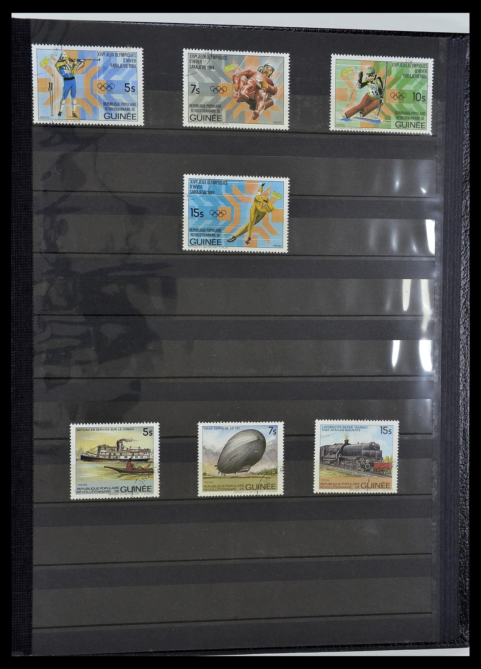 34190 0850 - Postzegelverzameling 34190 Franse koloniën in Afrika 1885-1998.