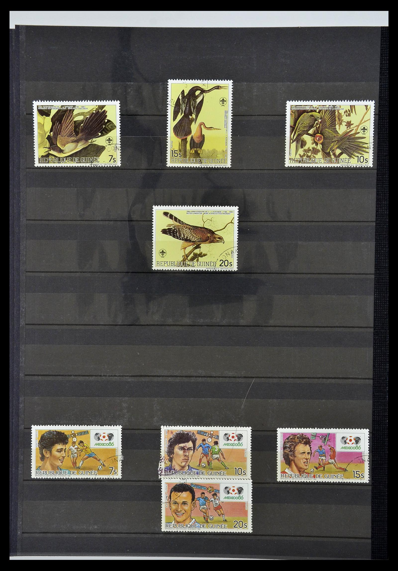 34190 0852 - Postzegelverzameling 34190 Franse koloniën in Afrika 1885-1998.