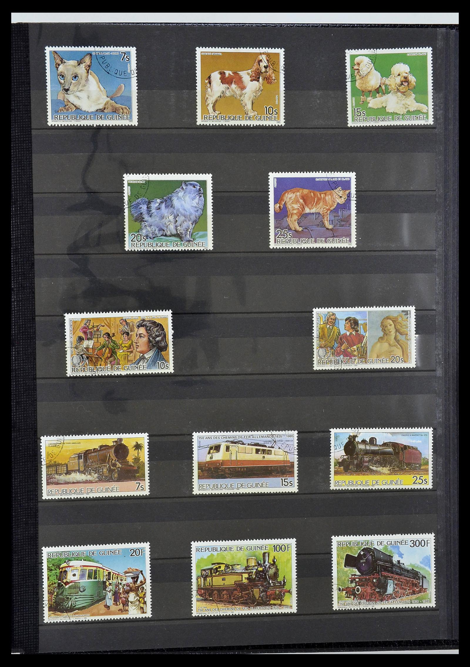 34190 0853 - Postzegelverzameling 34190 Franse koloniën in Afrika 1885-1998.