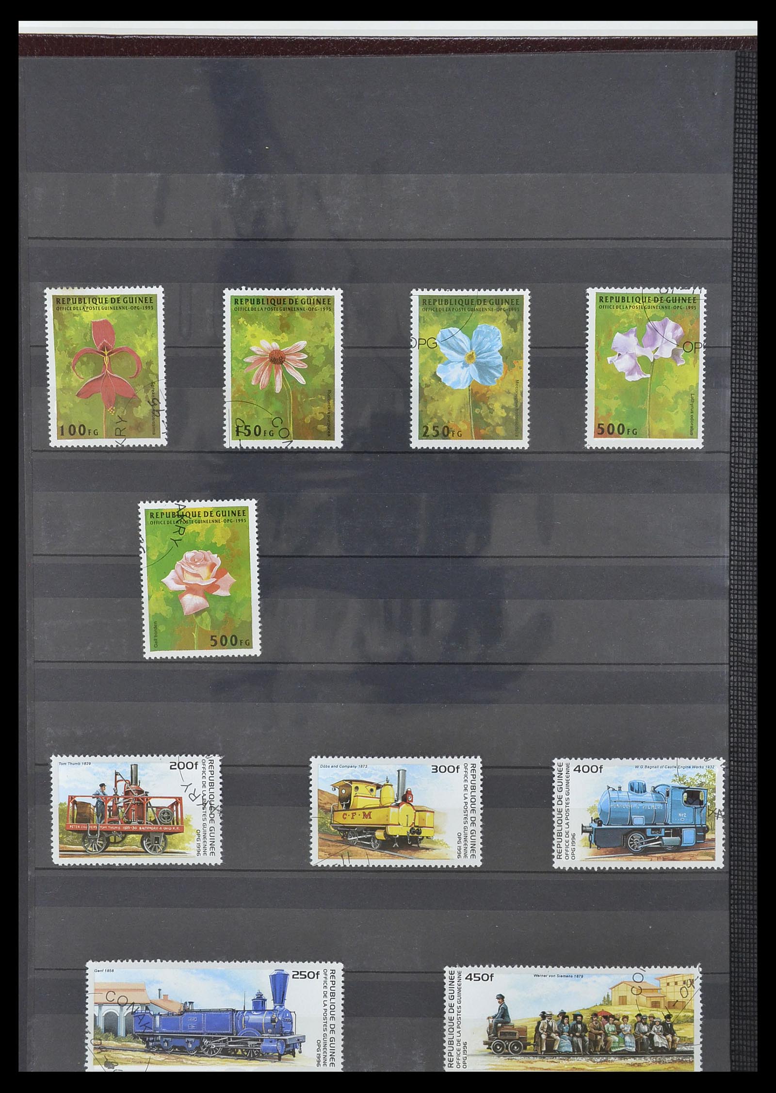 34190 0859 - Postzegelverzameling 34190 Franse koloniën in Afrika 1885-1998.