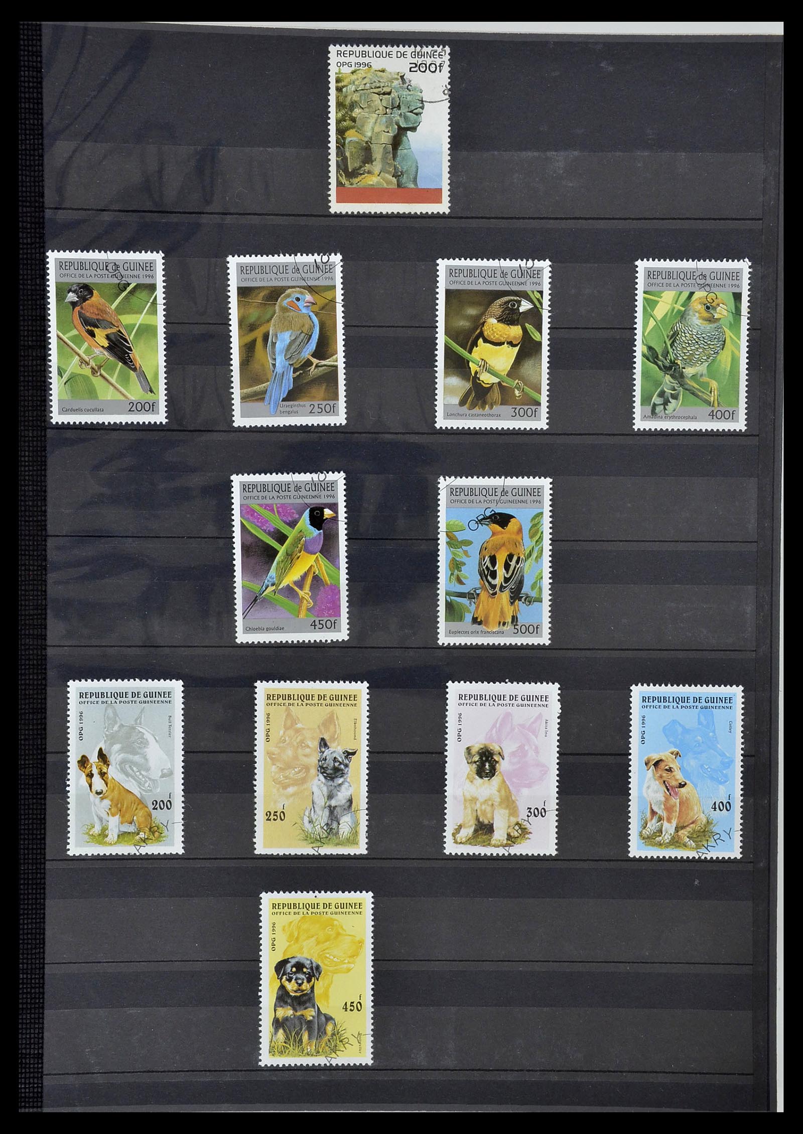 34190 0860 - Postzegelverzameling 34190 Franse koloniën in Afrika 1885-1998.