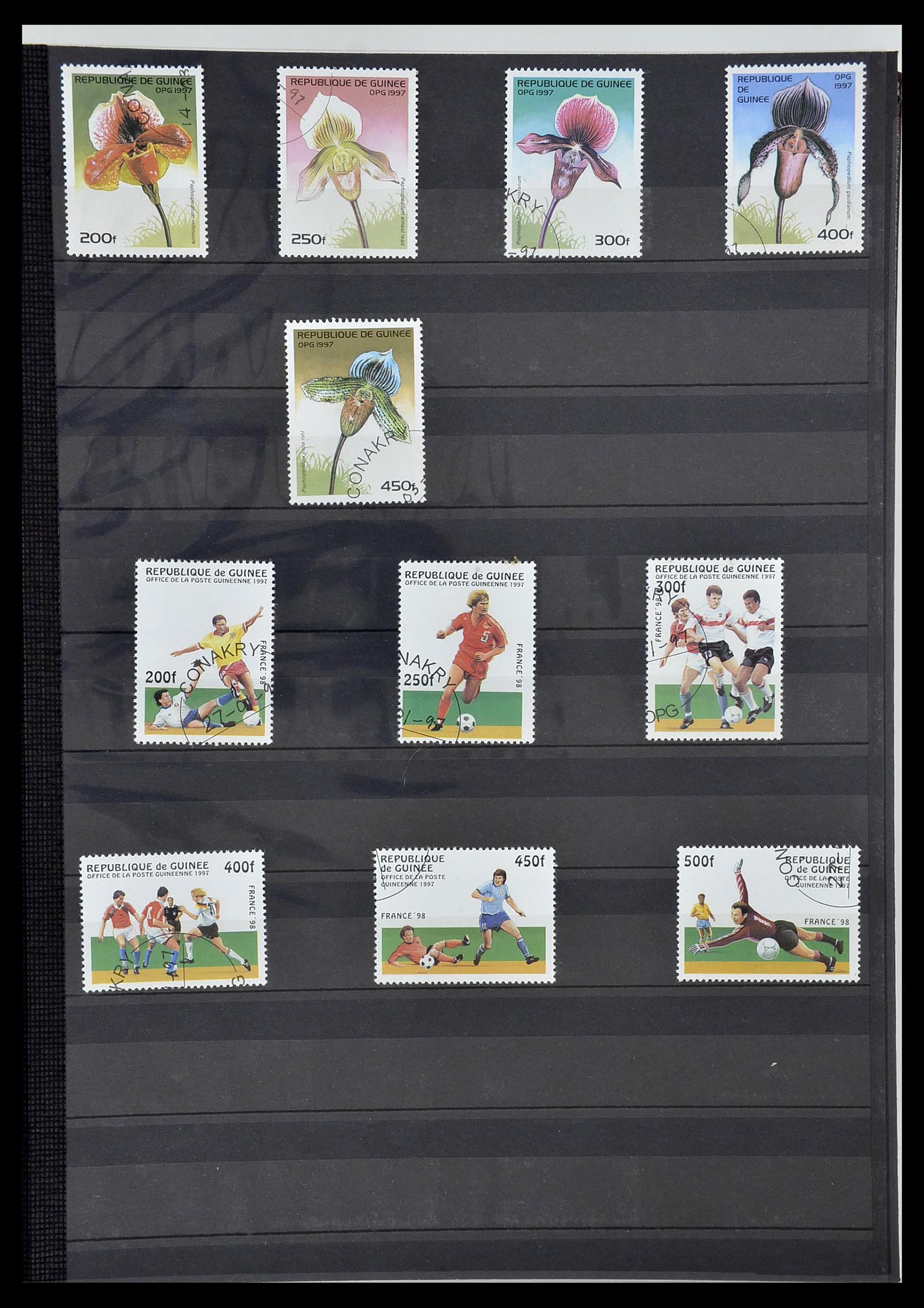 34190 0862 - Postzegelverzameling 34190 Franse koloniën in Afrika 1885-1998.