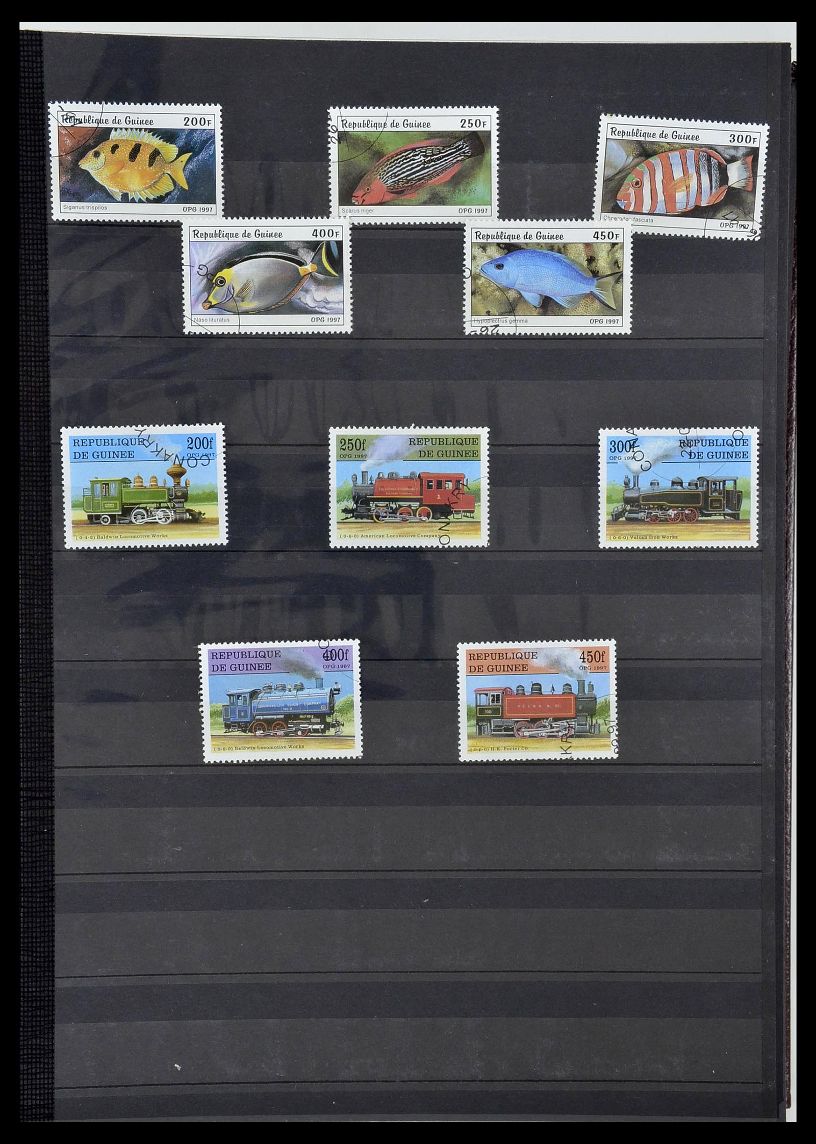 34190 0864 - Postzegelverzameling 34190 Franse koloniën in Afrika 1885-1998.