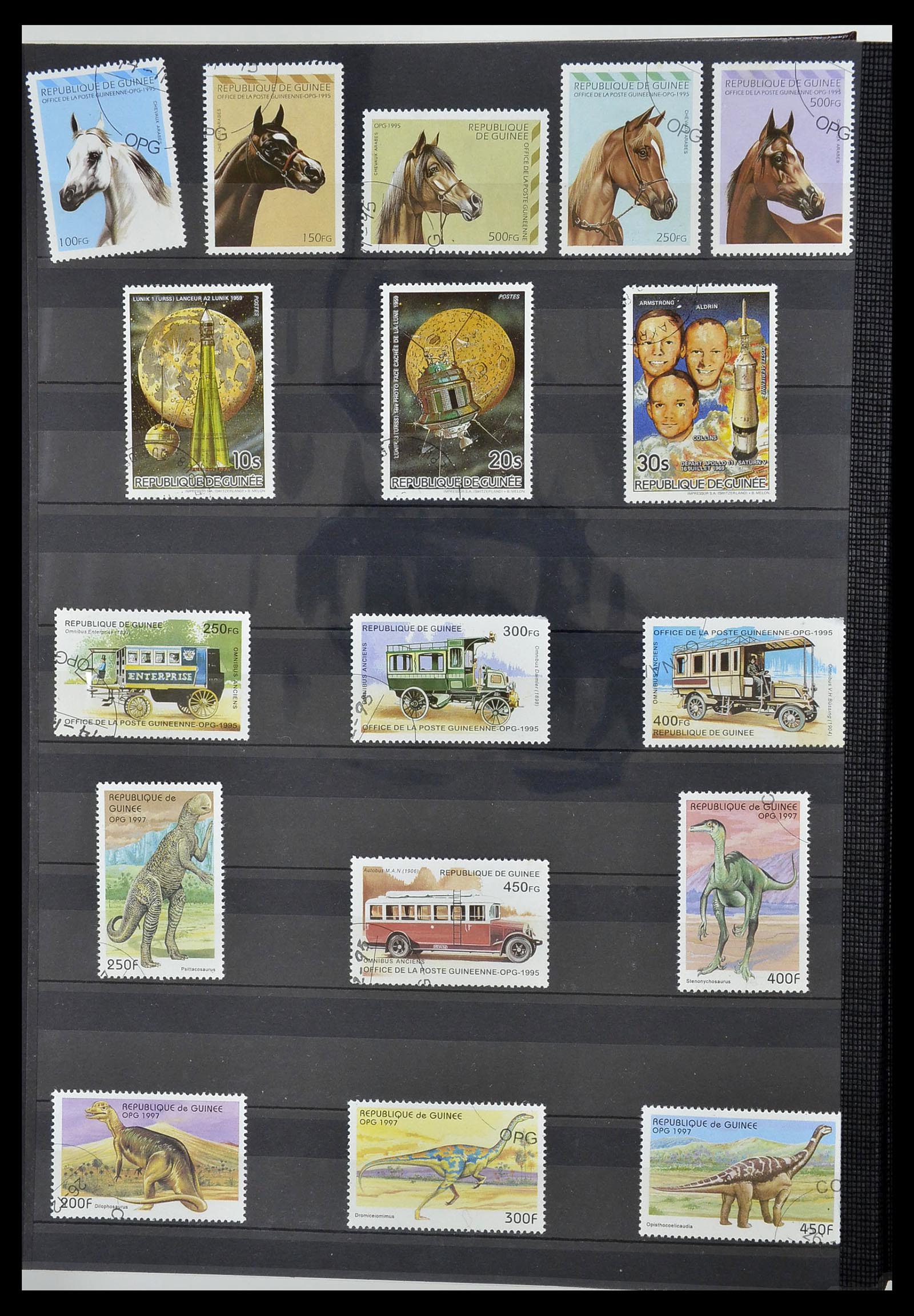 34190 0869 - Postzegelverzameling 34190 Franse koloniën in Afrika 1885-1998.