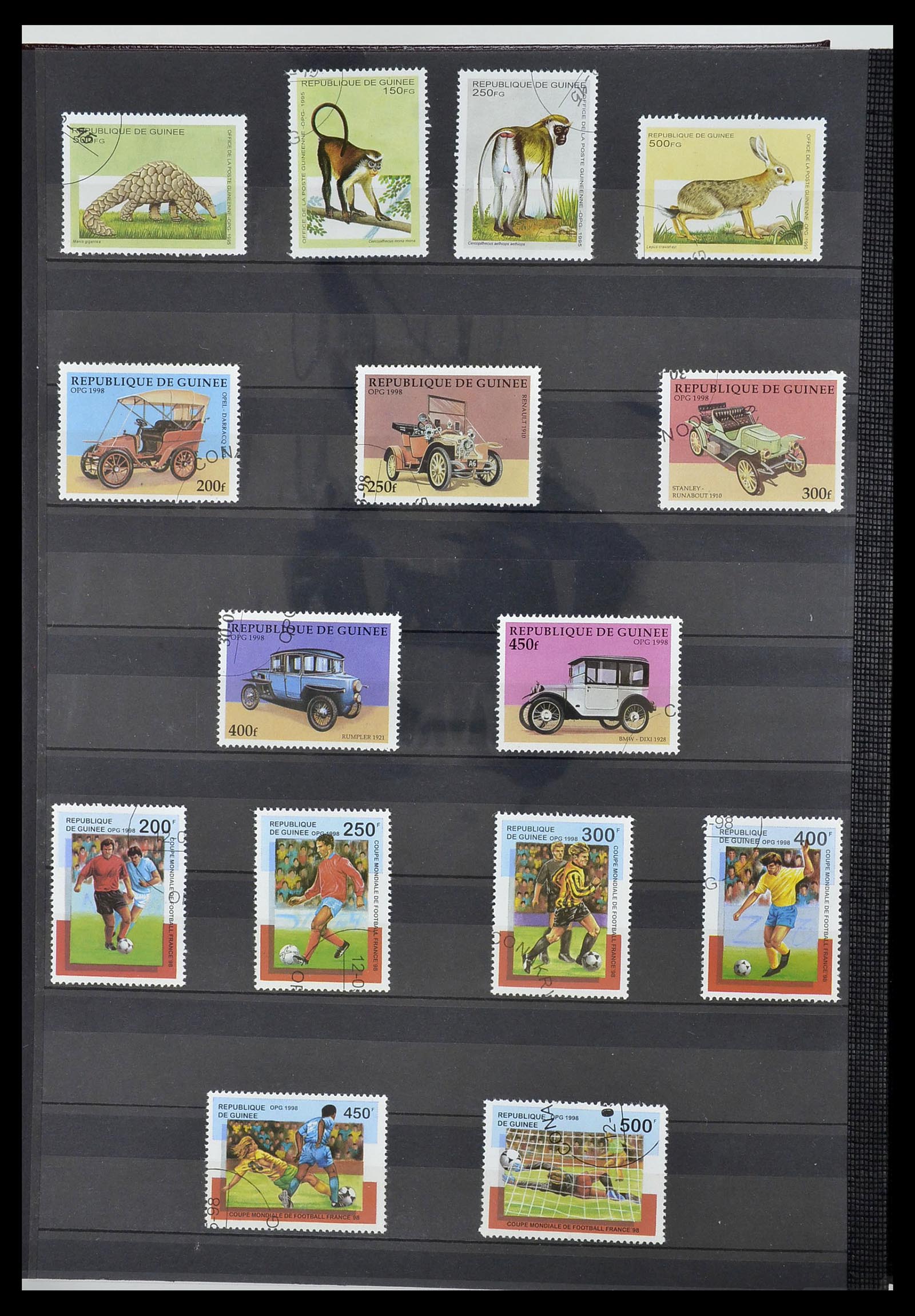 34190 0871 - Postzegelverzameling 34190 Franse koloniën in Afrika 1885-1998.