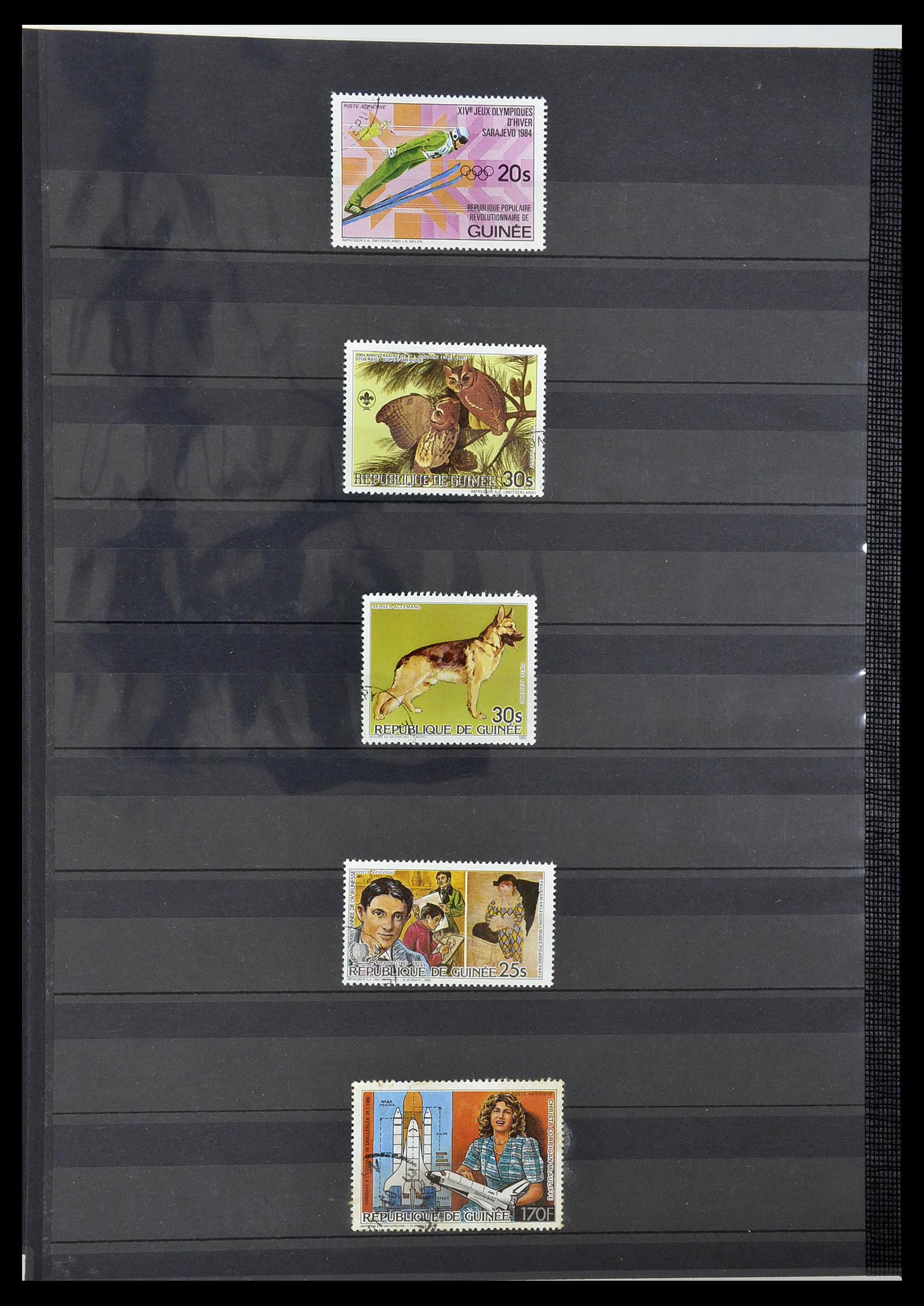 34190 0884 - Postzegelverzameling 34190 Franse koloniën in Afrika 1885-1998.