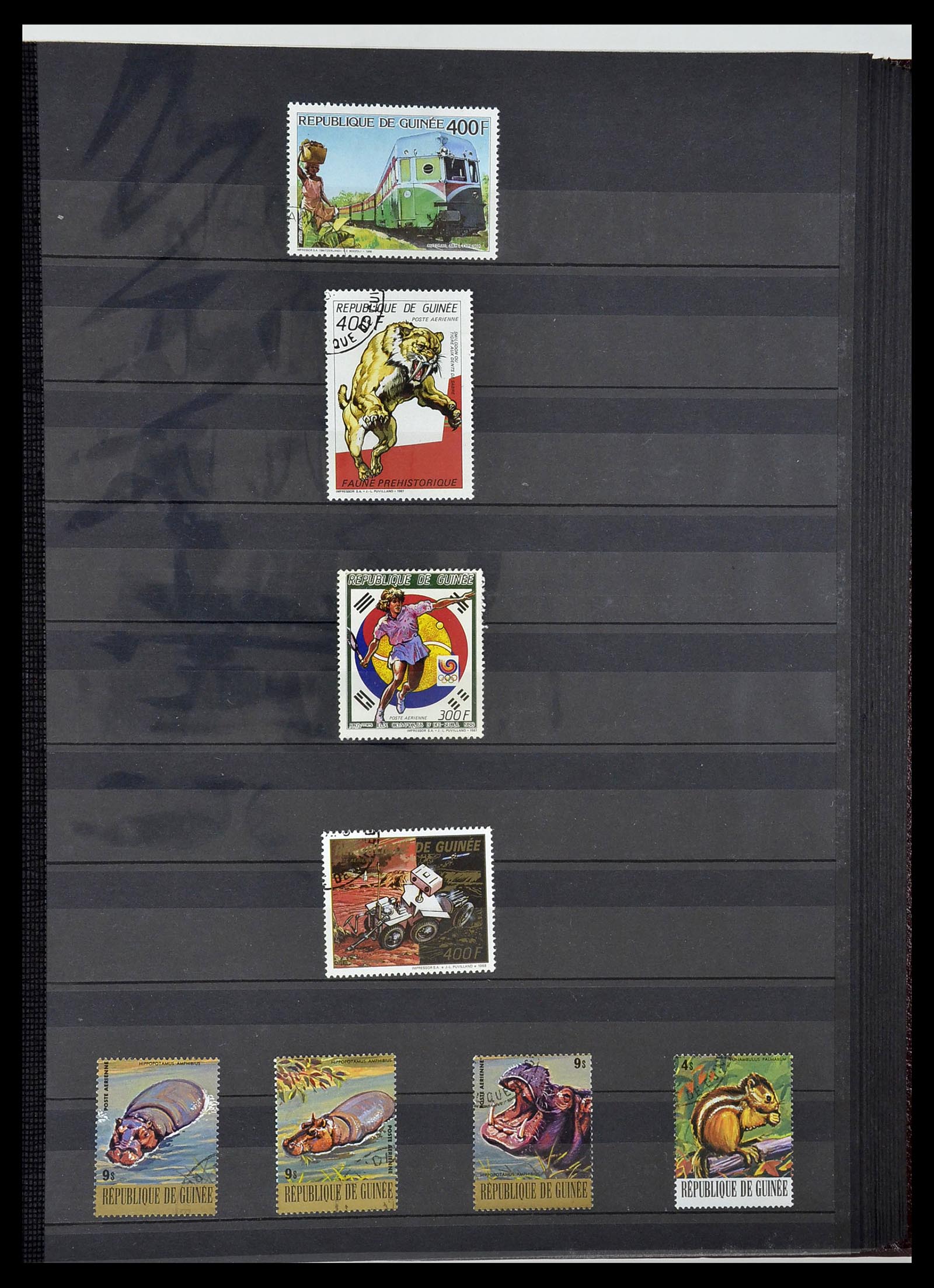 34190 0885 - Postzegelverzameling 34190 Franse koloniën in Afrika 1885-1998.