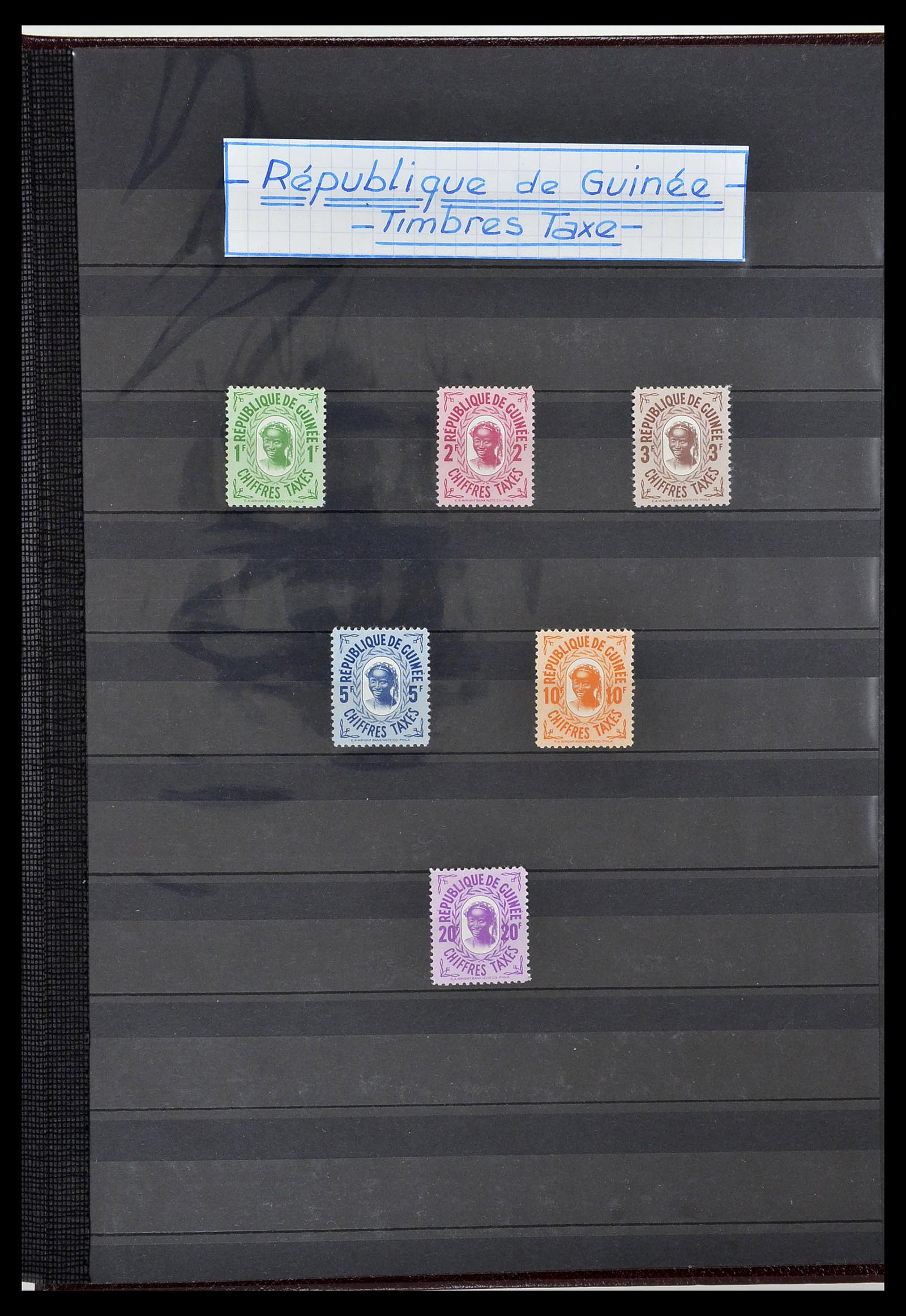 34190 0891 - Postzegelverzameling 34190 Franse koloniën in Afrika 1885-1998.