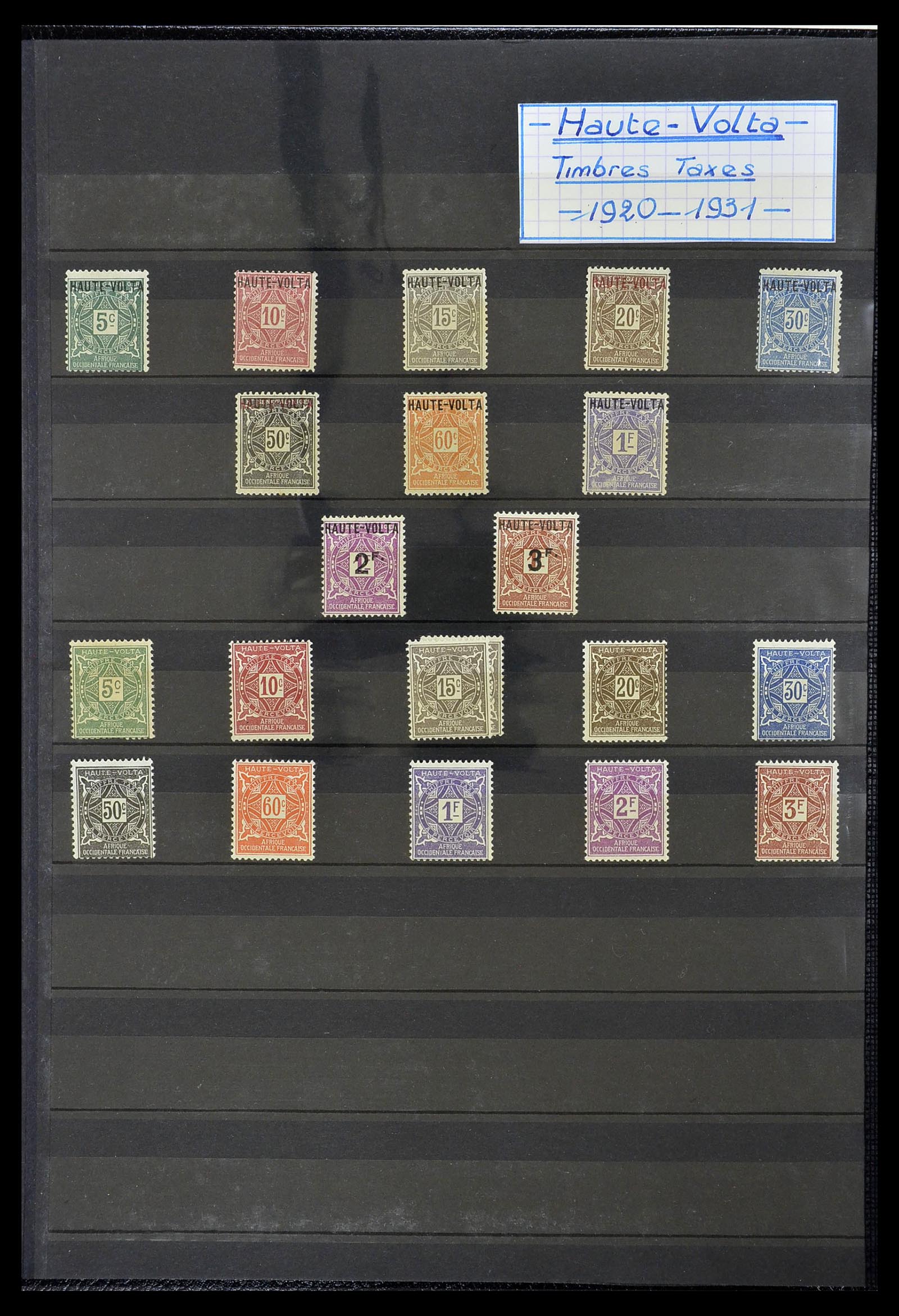 34190 0896 - Postzegelverzameling 34190 Franse koloniën in Afrika 1885-1998.