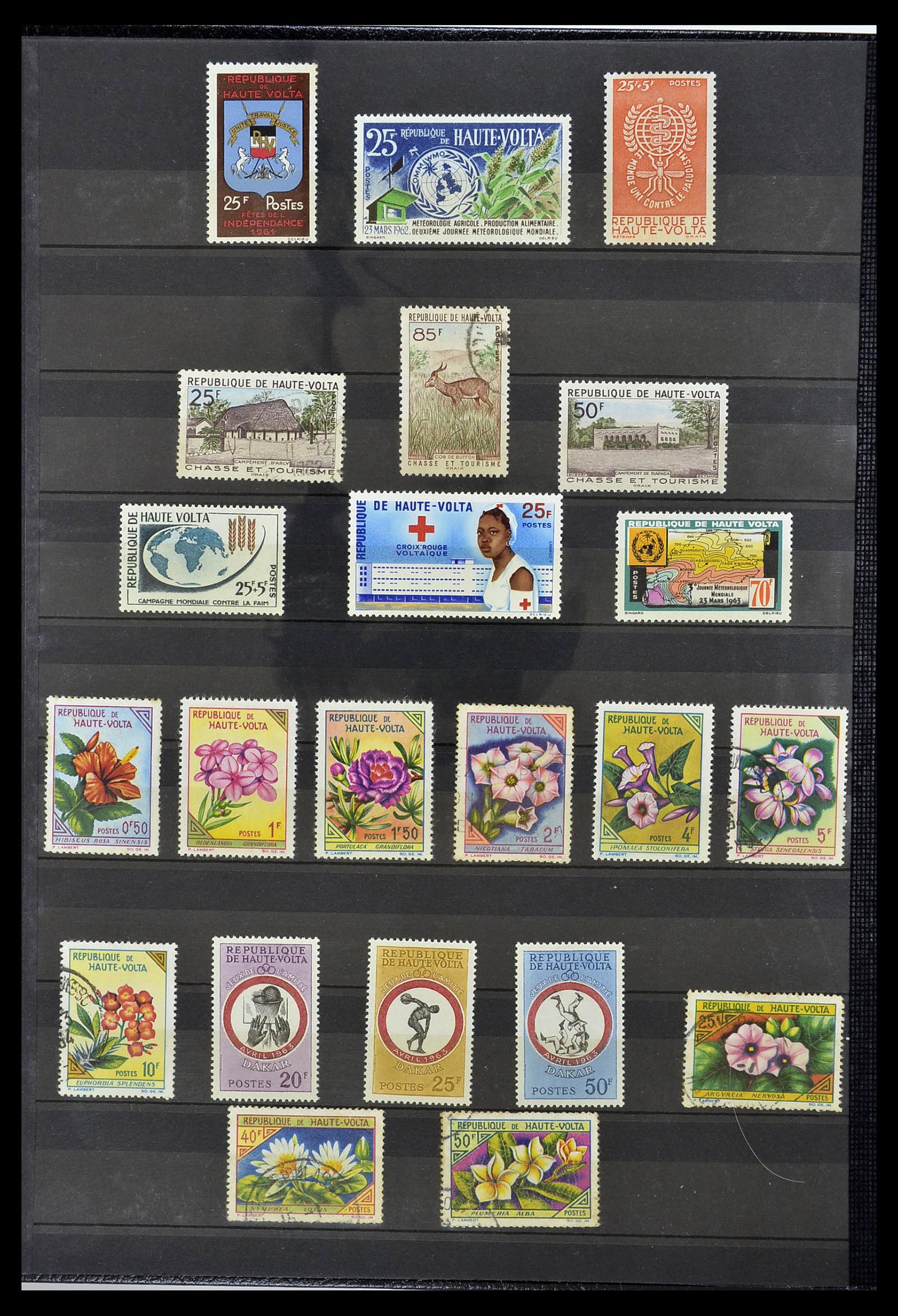 34190 0898 - Postzegelverzameling 34190 Franse koloniën in Afrika 1885-1998.