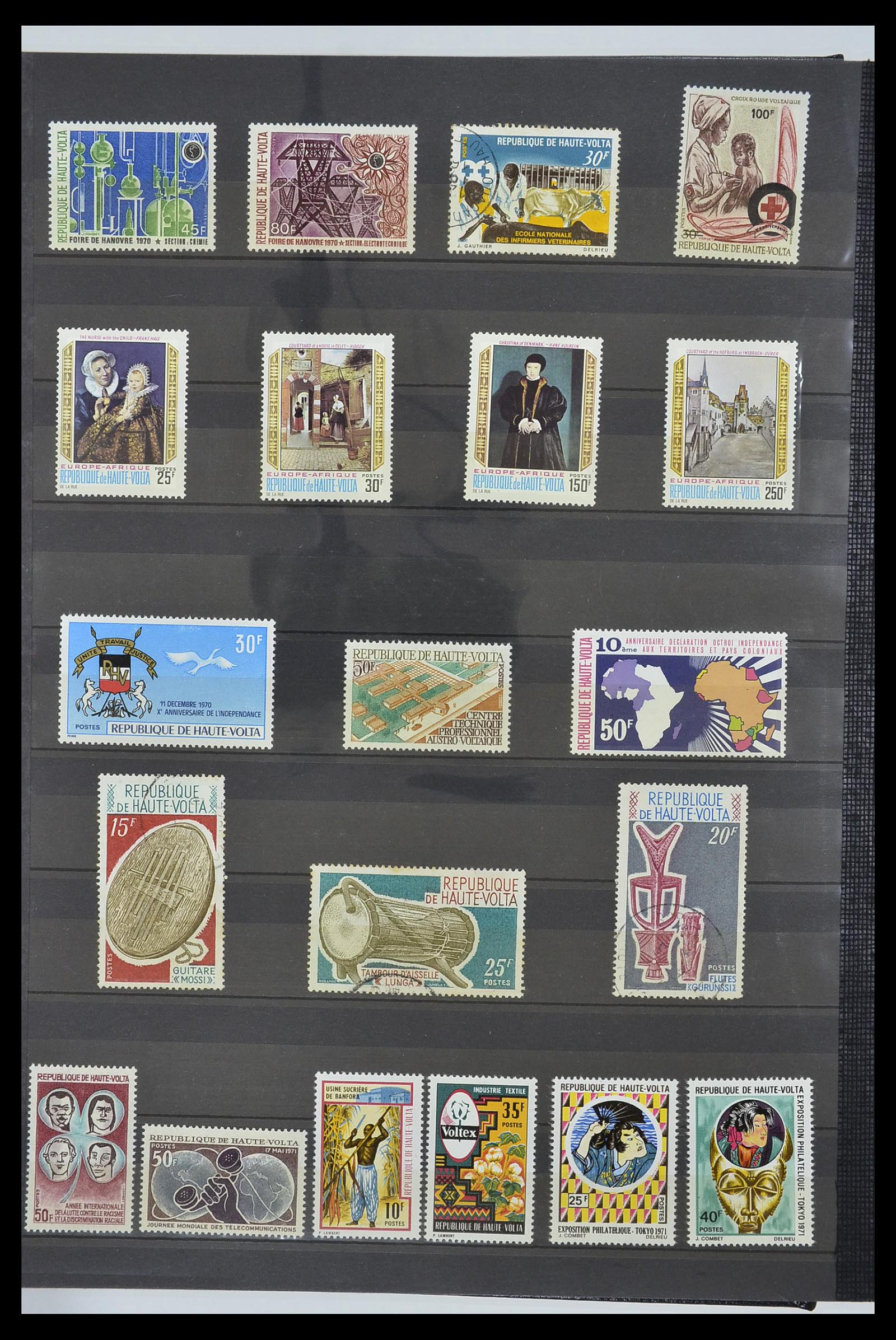 34190 0902 - Postzegelverzameling 34190 Franse koloniën in Afrika 1885-1998.
