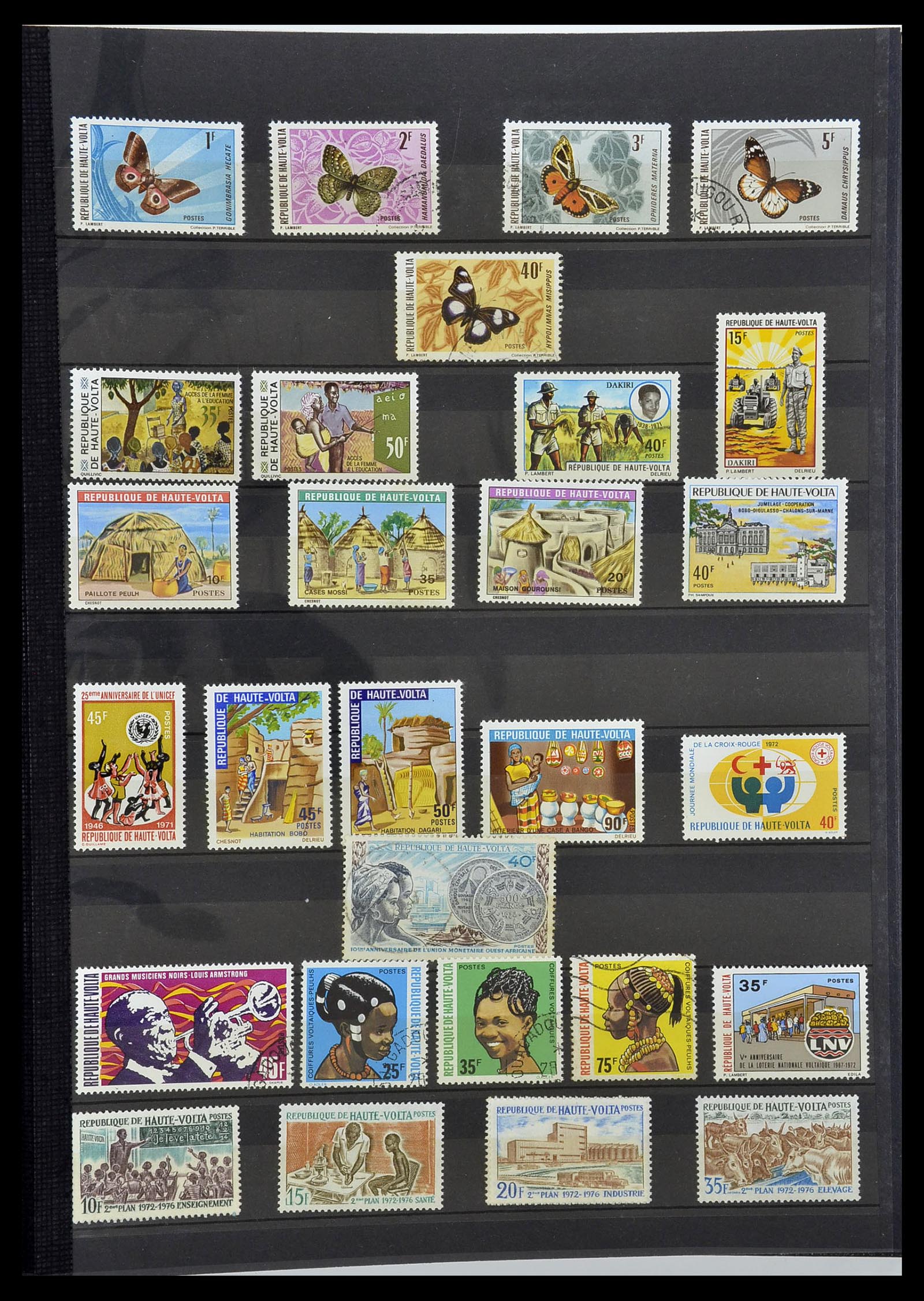 34190 0903 - Postzegelverzameling 34190 Franse koloniën in Afrika 1885-1998.