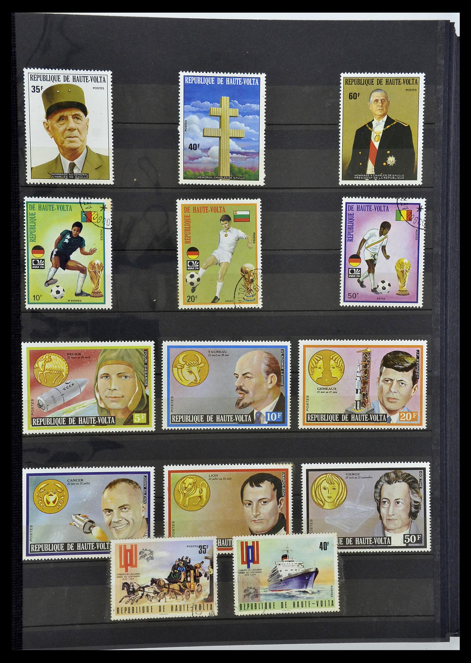34190 0905 - Postzegelverzameling 34190 Franse koloniën in Afrika 1885-1998.