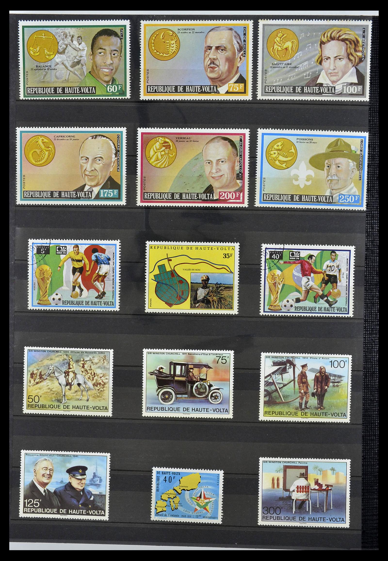 34190 0906 - Postzegelverzameling 34190 Franse koloniën in Afrika 1885-1998.