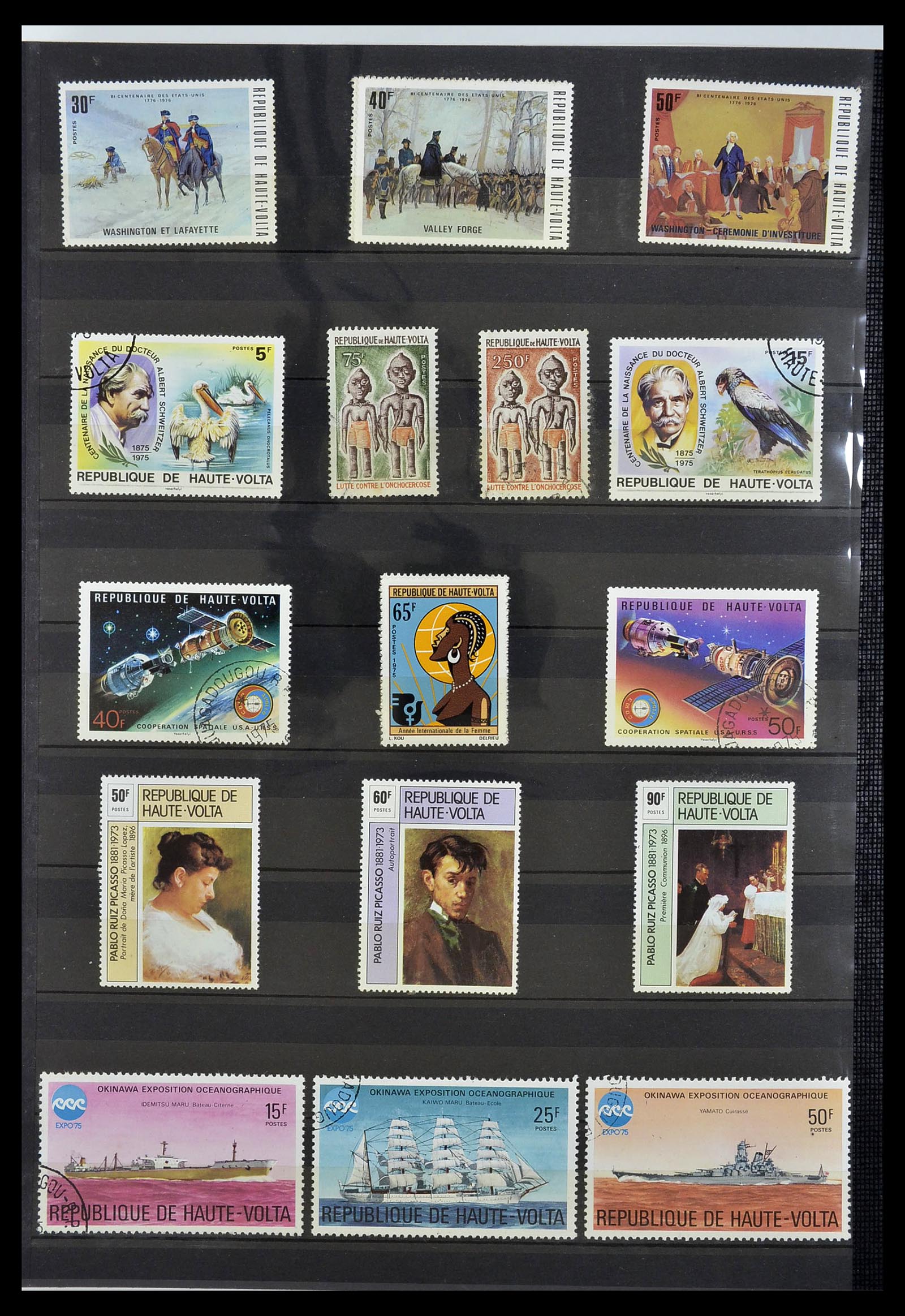 34190 0909 - Postzegelverzameling 34190 Franse koloniën in Afrika 1885-1998.