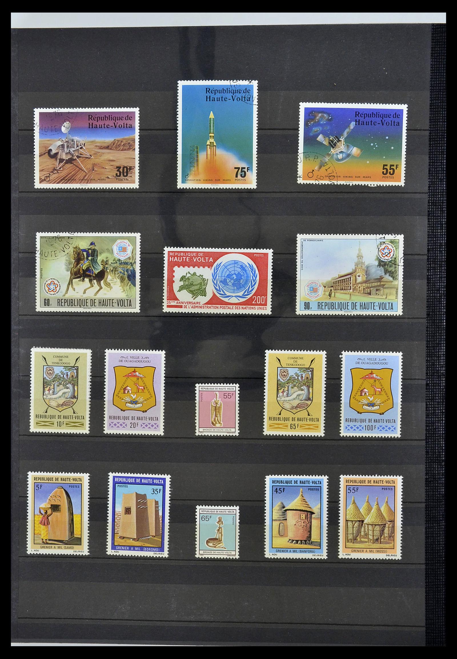 34190 0910 - Postzegelverzameling 34190 Franse koloniën in Afrika 1885-1998.