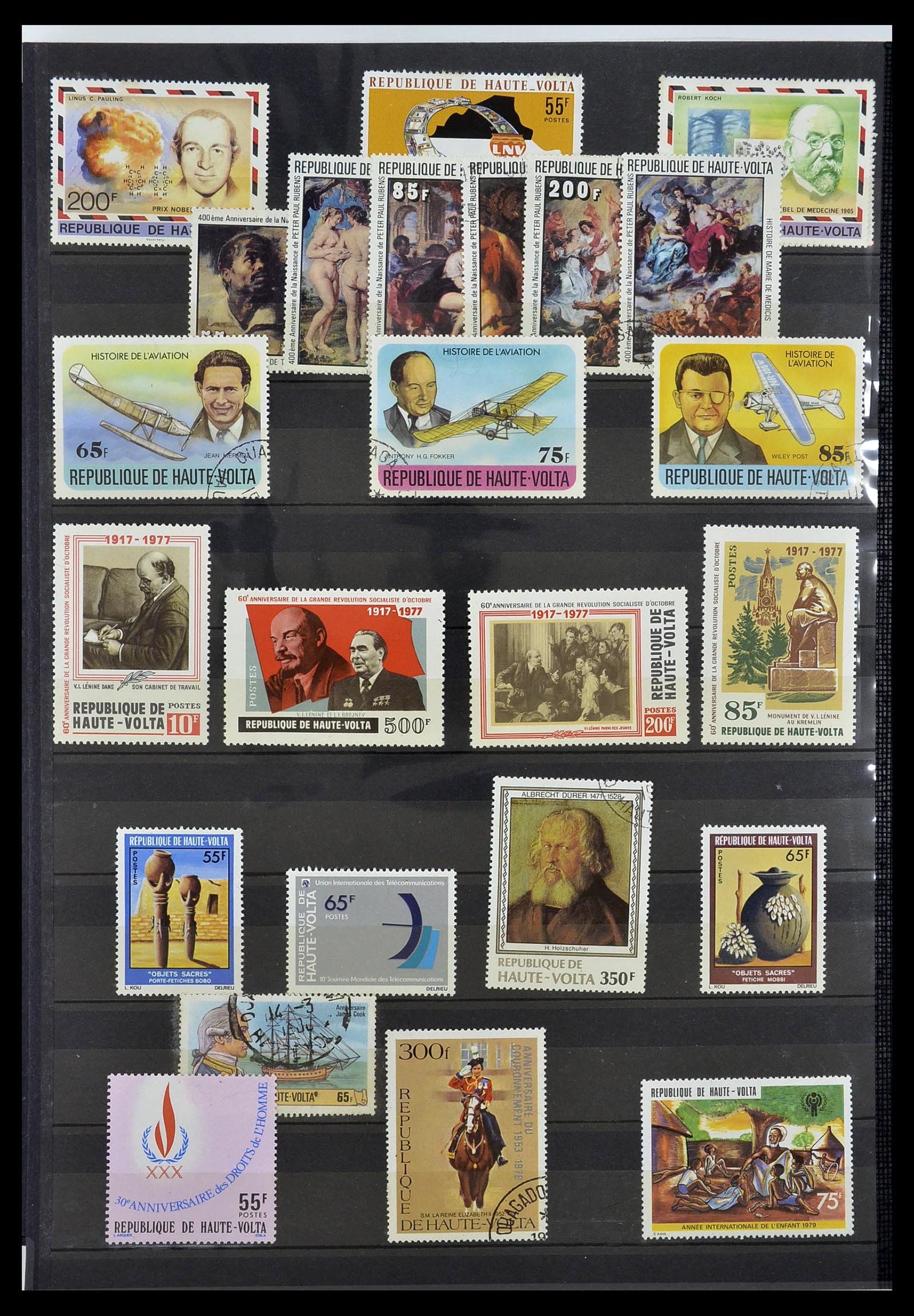 34190 0912 - Postzegelverzameling 34190 Franse koloniën in Afrika 1885-1998.