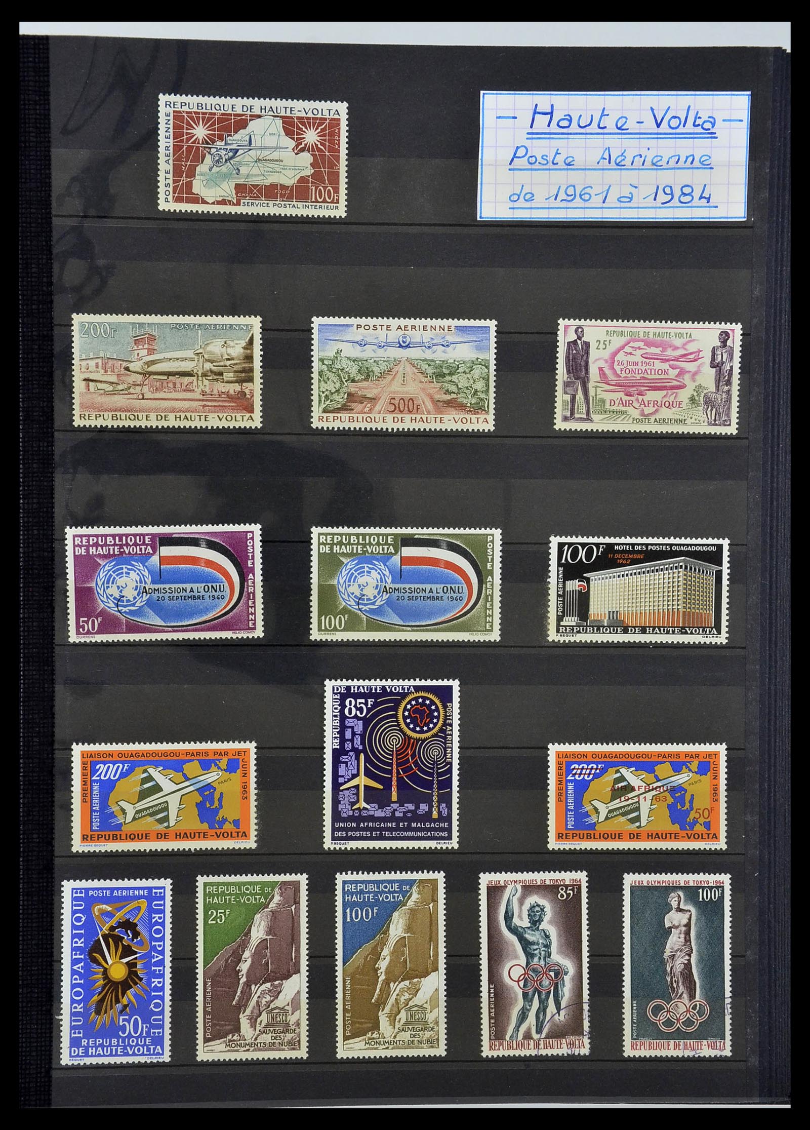 34190 0919 - Postzegelverzameling 34190 Franse koloniën in Afrika 1885-1998.