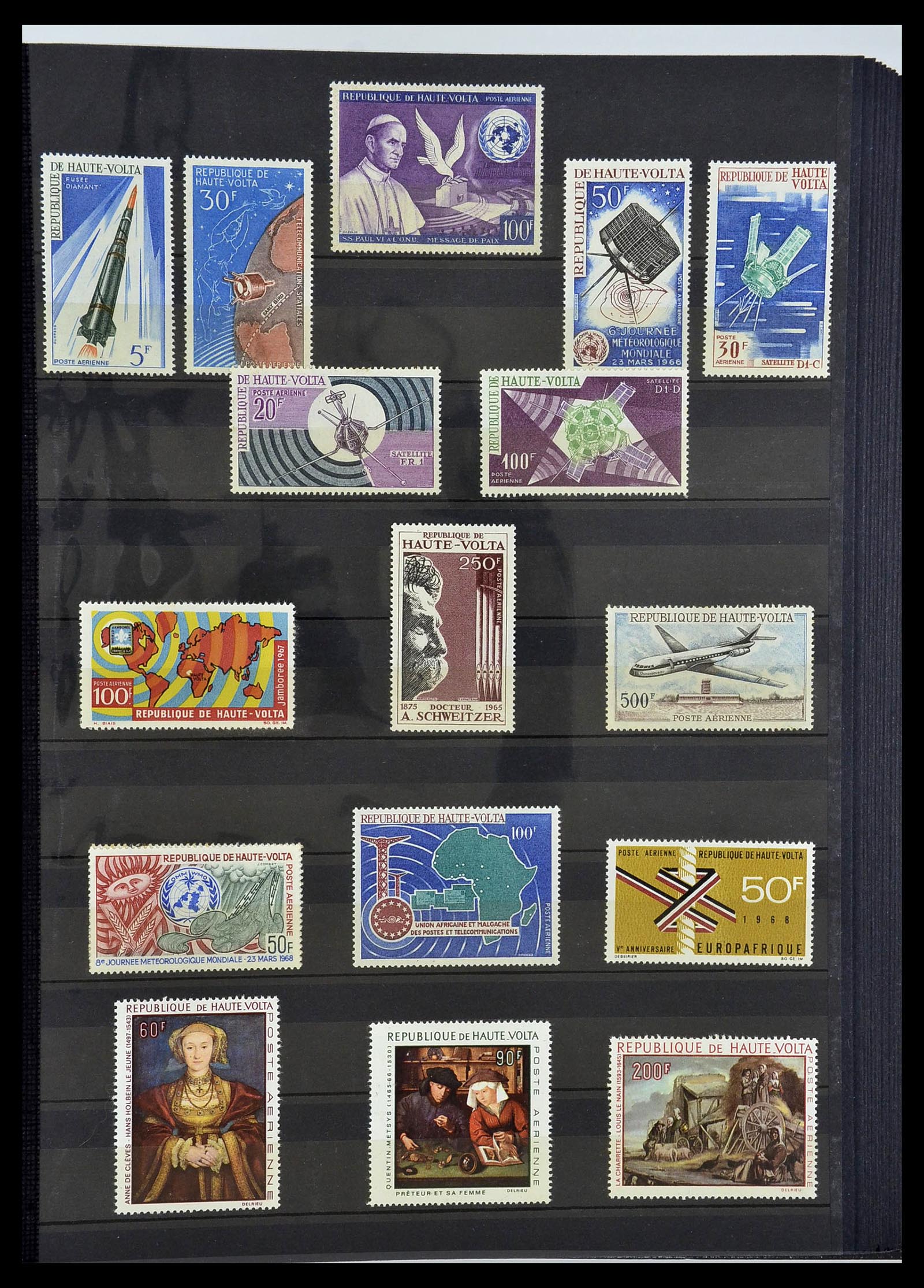 34190 0921 - Postzegelverzameling 34190 Franse koloniën in Afrika 1885-1998.
