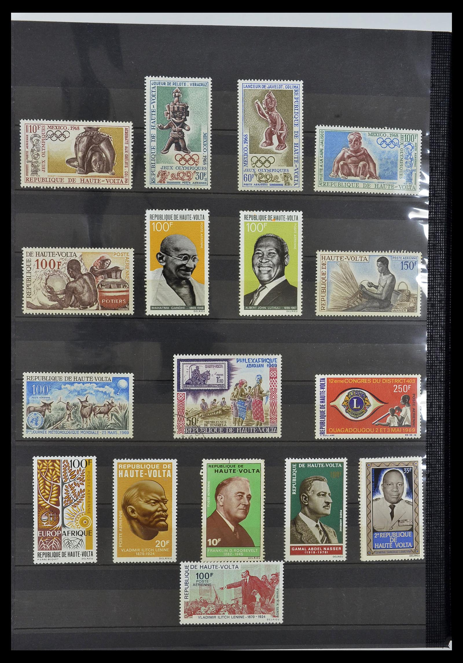 34190 0922 - Postzegelverzameling 34190 Franse koloniën in Afrika 1885-1998.