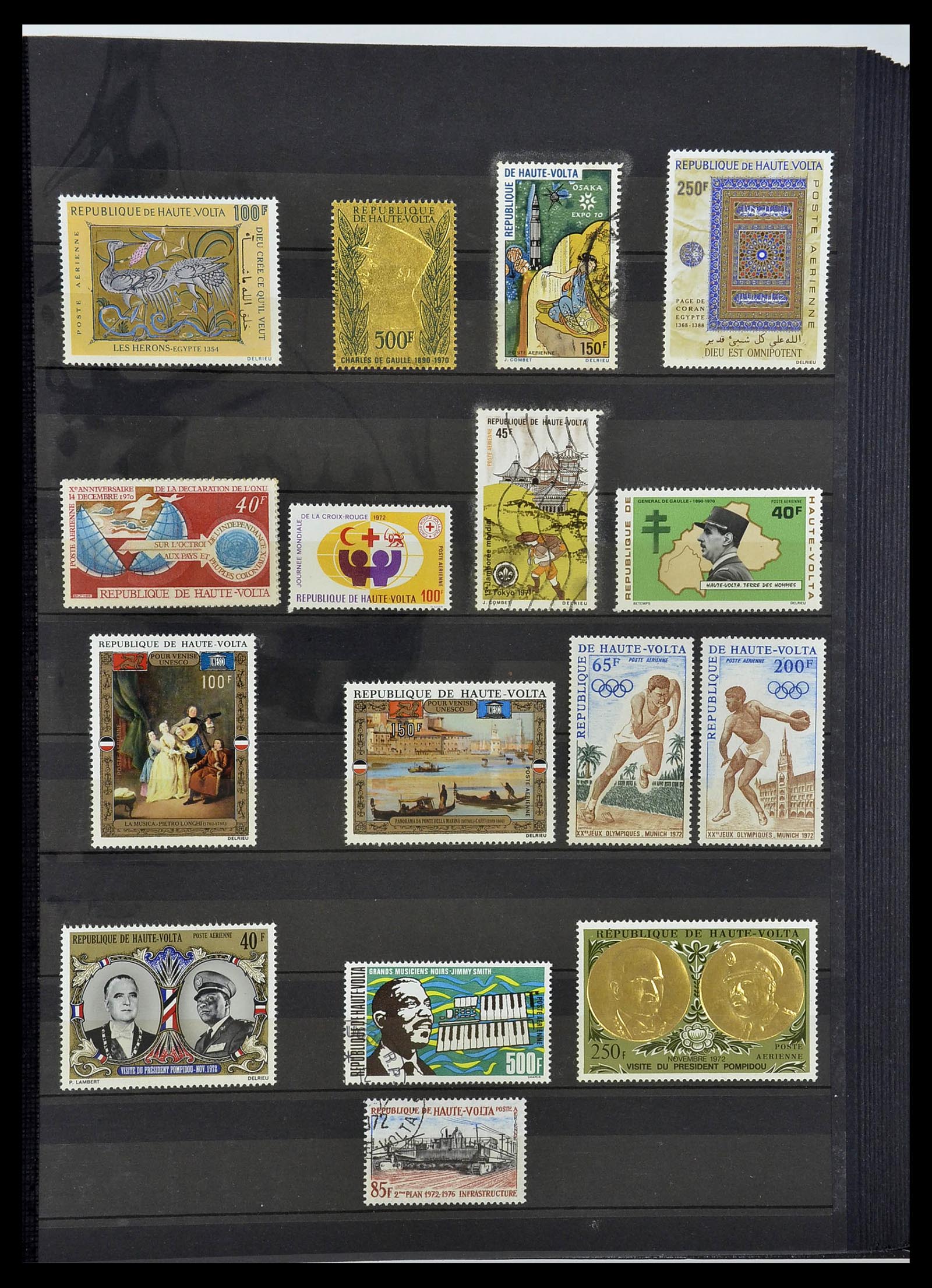 34190 0923 - Postzegelverzameling 34190 Franse koloniën in Afrika 1885-1998.