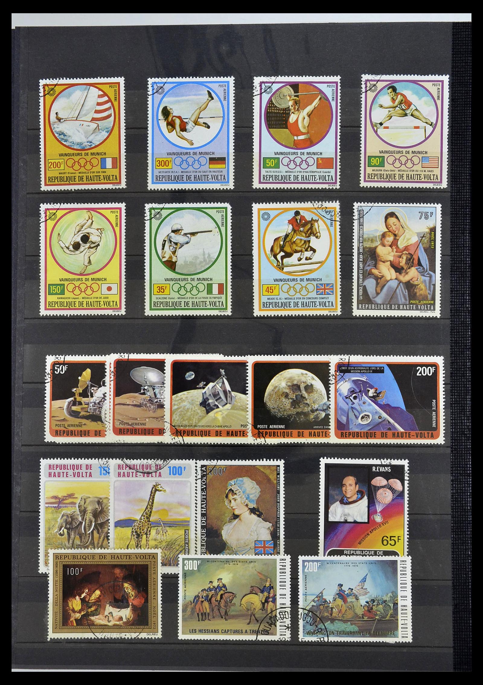 34190 0924 - Postzegelverzameling 34190 Franse koloniën in Afrika 1885-1998.