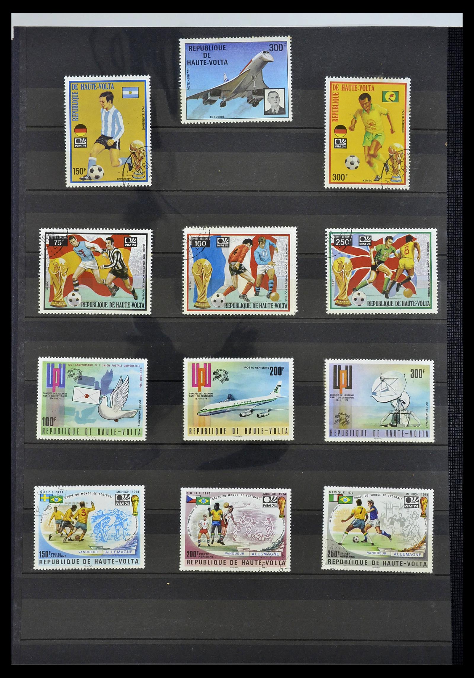 34190 0926 - Postzegelverzameling 34190 Franse koloniën in Afrika 1885-1998.