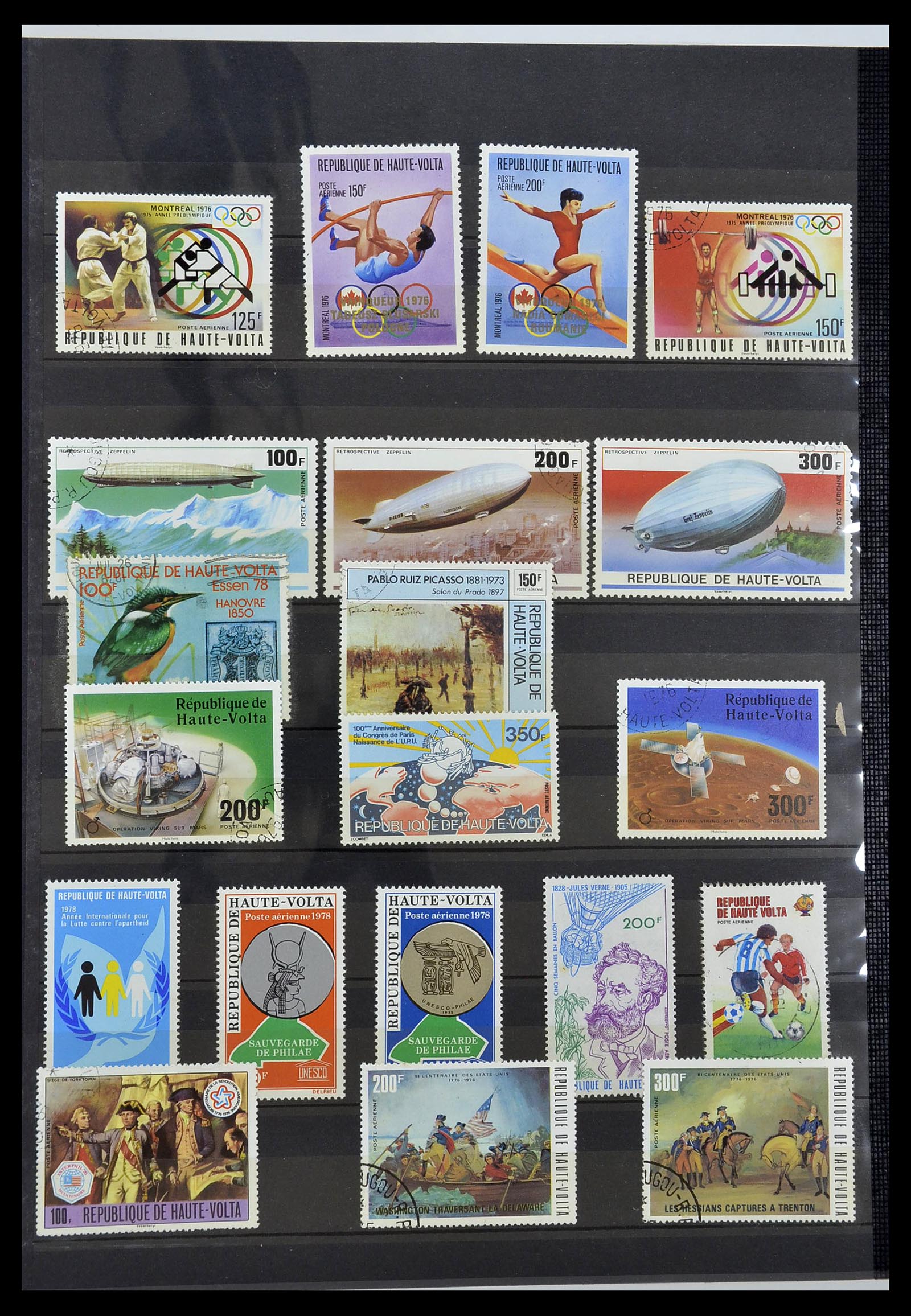 34190 0928 - Postzegelverzameling 34190 Franse koloniën in Afrika 1885-1998.