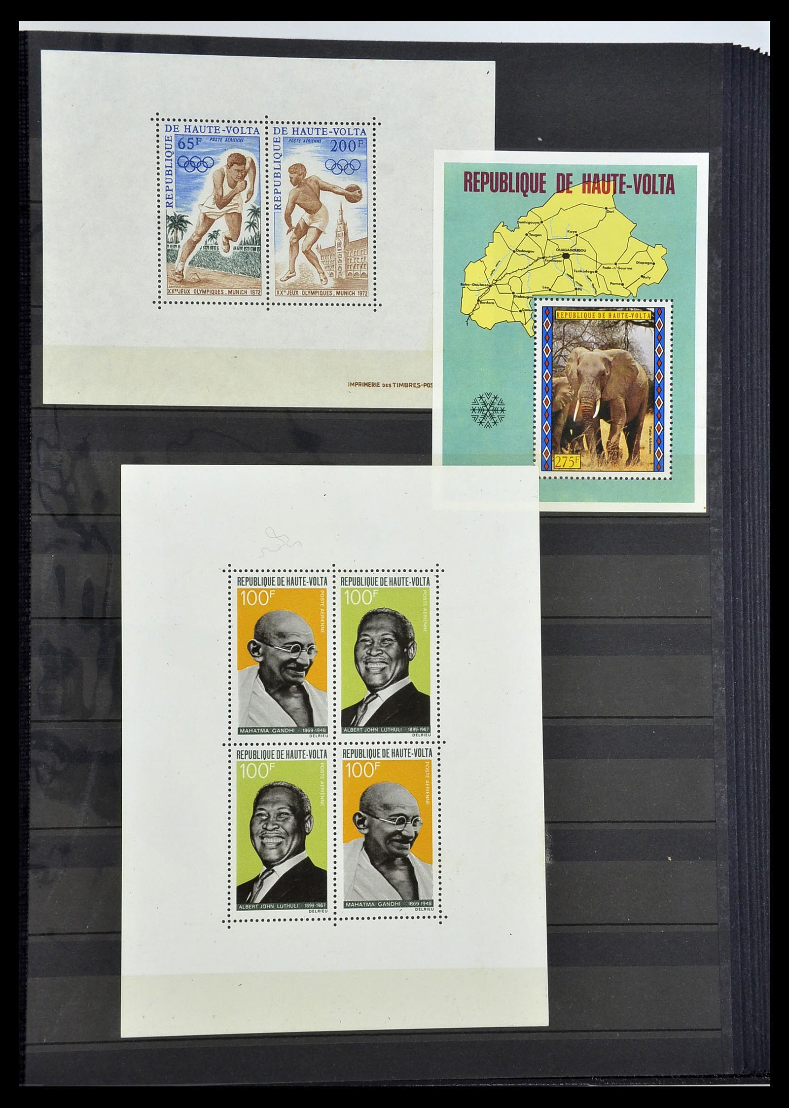 34190 0930 - Postzegelverzameling 34190 Franse koloniën in Afrika 1885-1998.