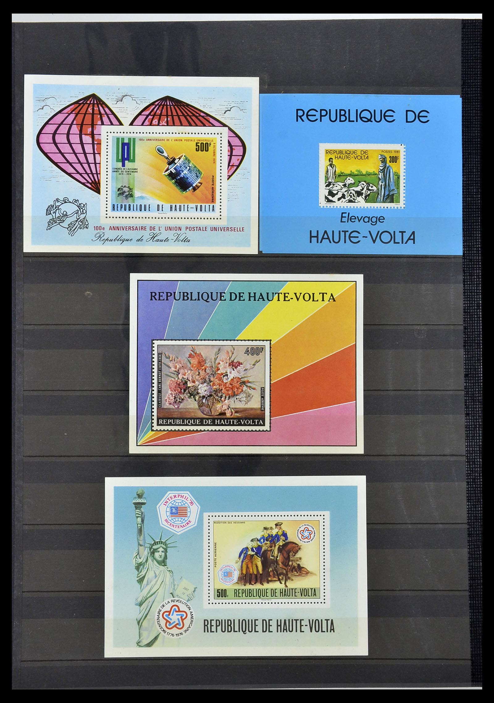 34190 0934 - Postzegelverzameling 34190 Franse koloniën in Afrika 1885-1998.