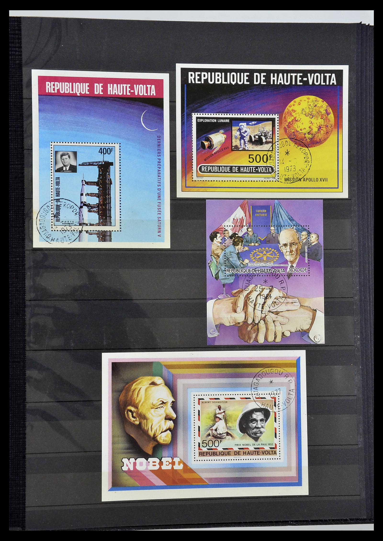 34190 0938 - Postzegelverzameling 34190 Franse koloniën in Afrika 1885-1998.