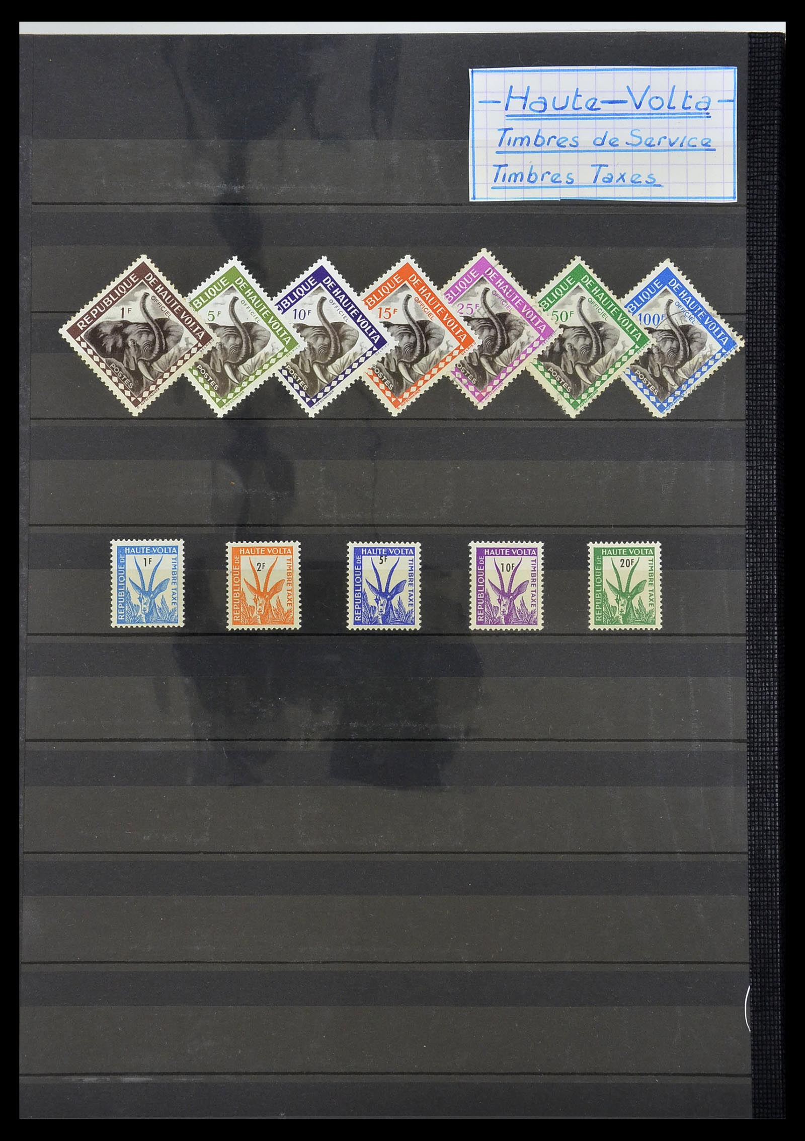 34190 0940 - Postzegelverzameling 34190 Franse koloniën in Afrika 1885-1998.