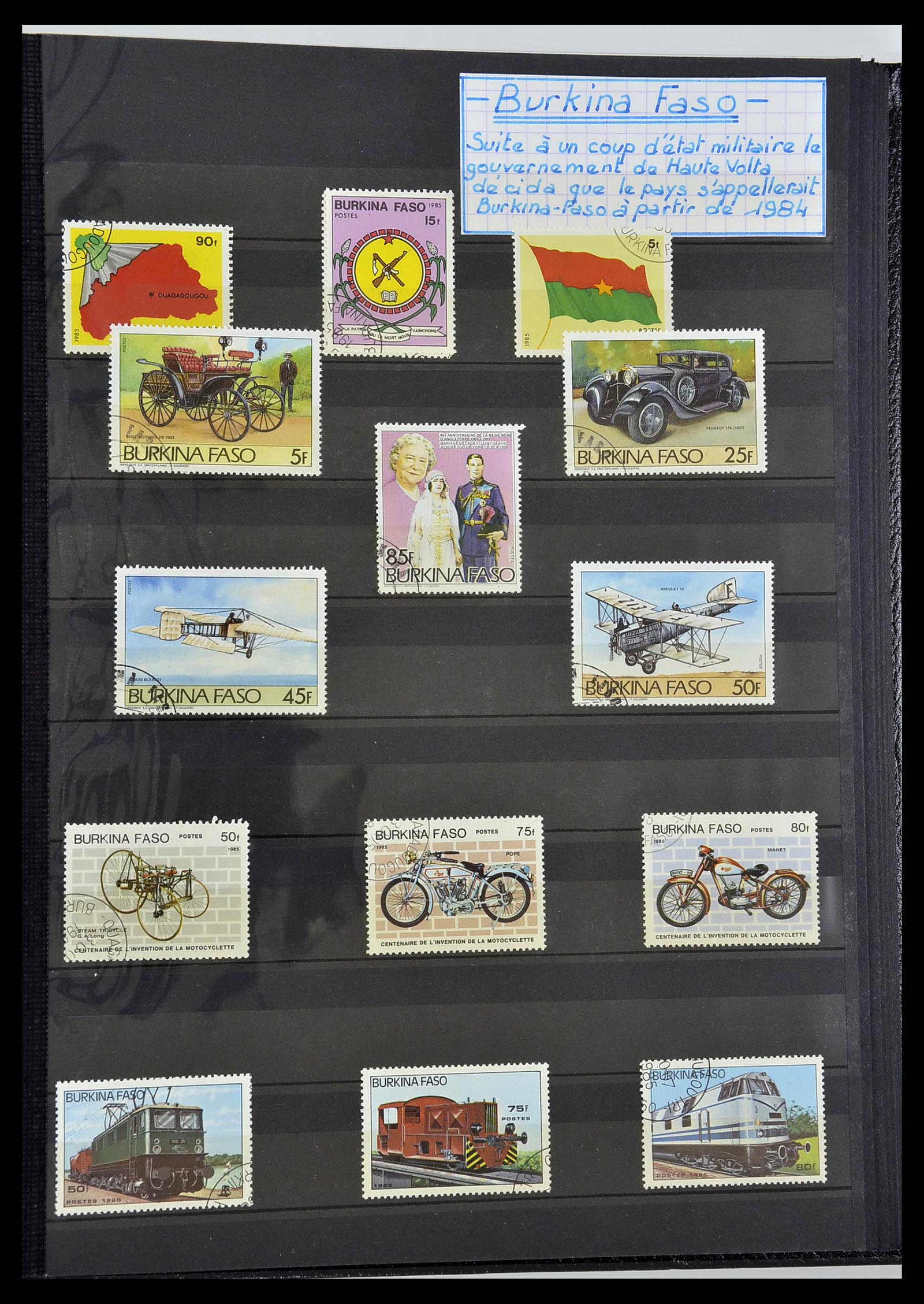 34190 0941 - Postzegelverzameling 34190 Franse koloniën in Afrika 1885-1998.