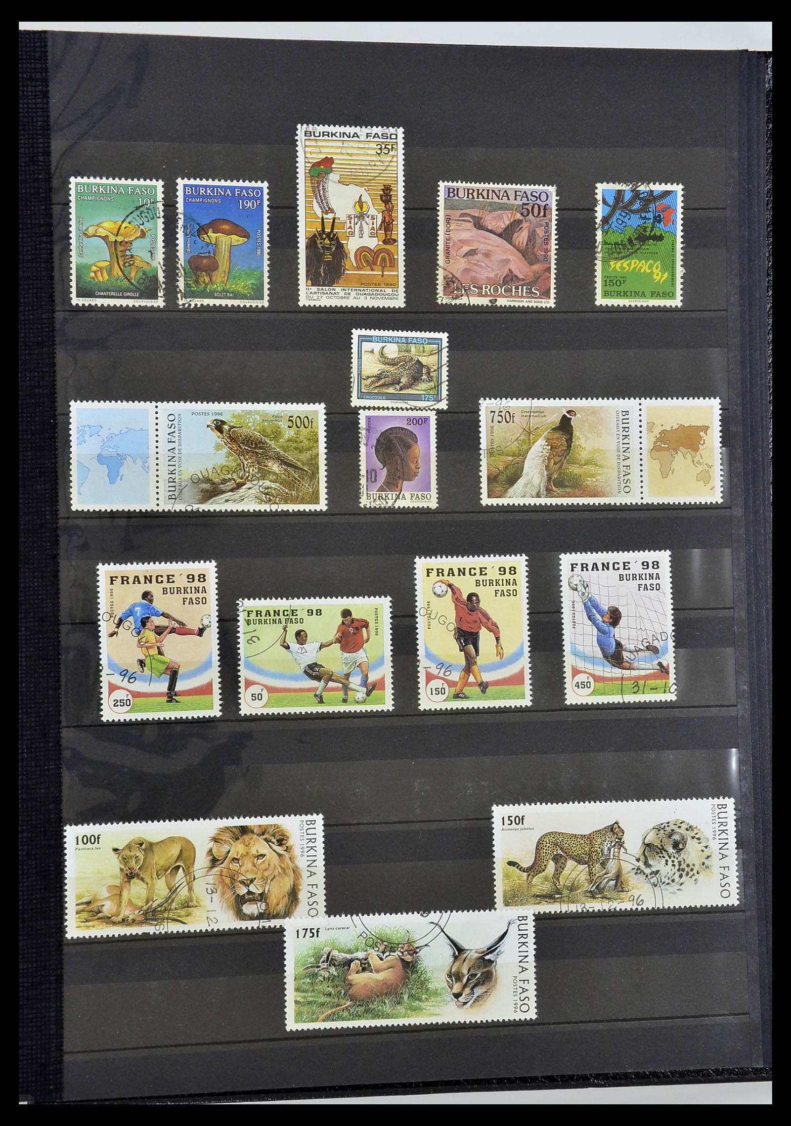 34190 0945 - Postzegelverzameling 34190 Franse koloniën in Afrika 1885-1998.