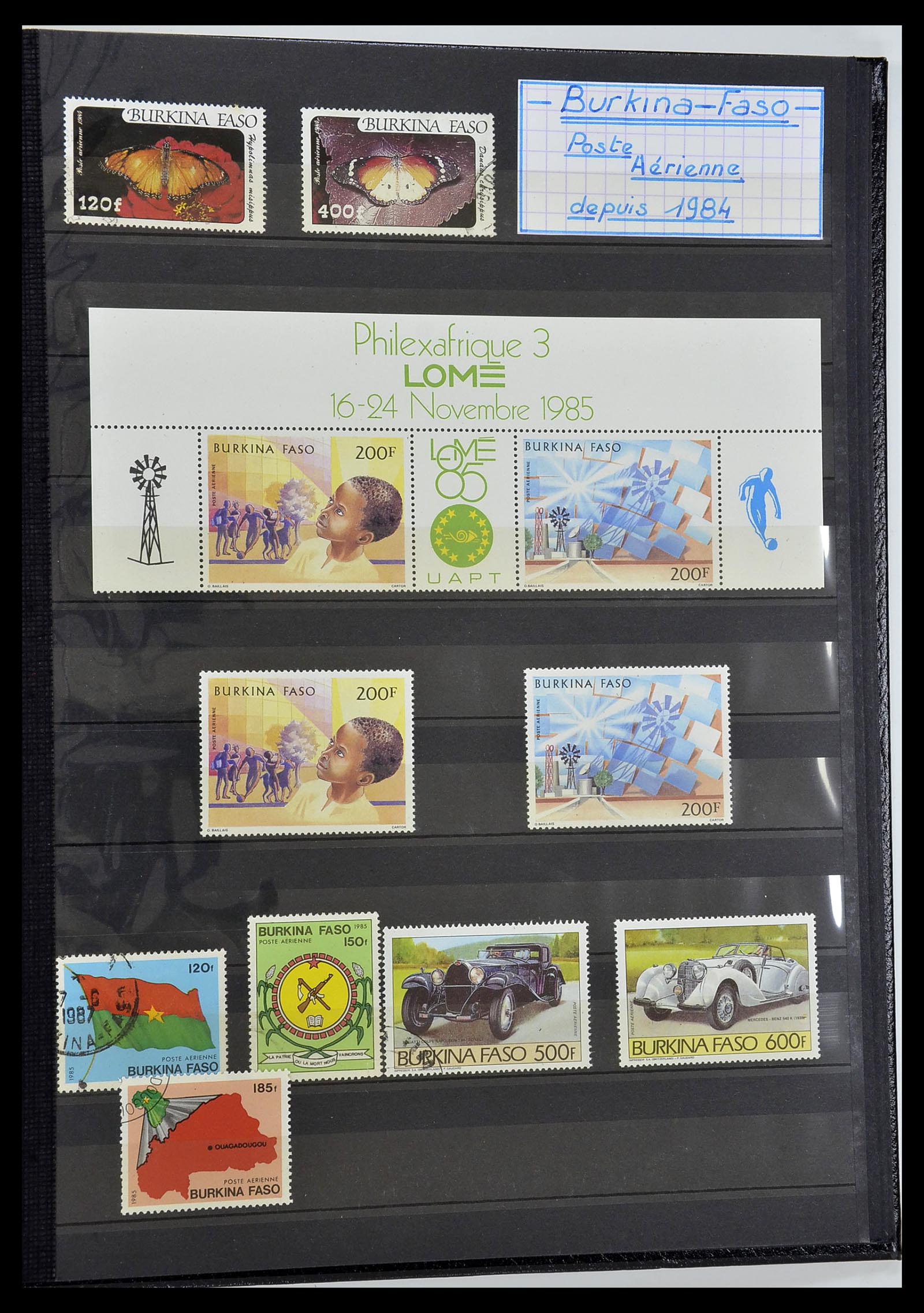 34190 0947 - Postzegelverzameling 34190 Franse koloniën in Afrika 1885-1998.