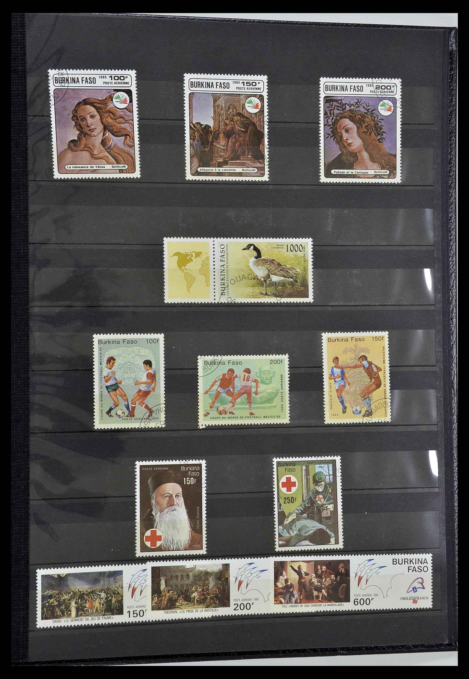 34190 0949 - Postzegelverzameling 34190 Franse koloniën in Afrika 1885-1998.