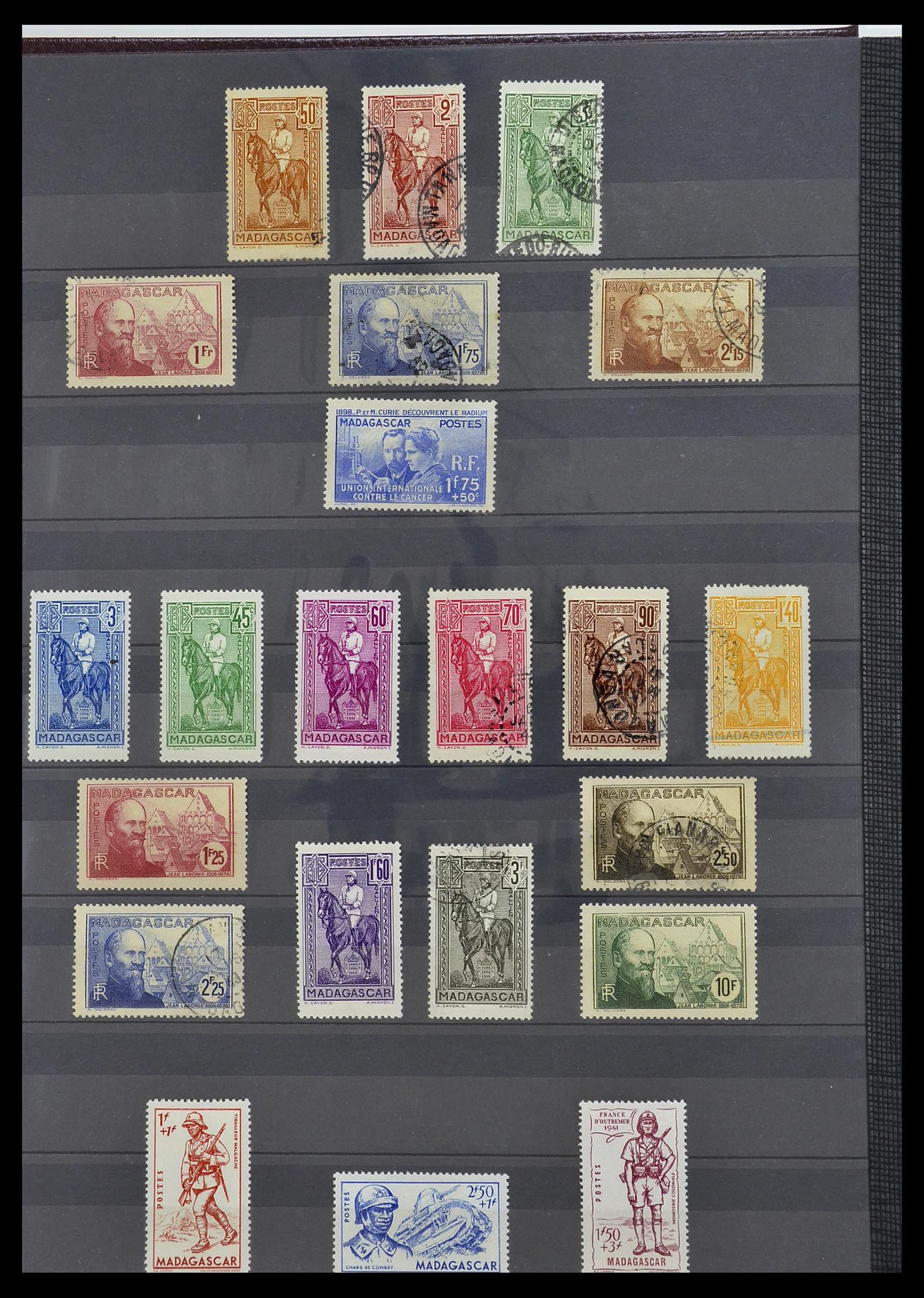 34190 0957 - Postzegelverzameling 34190 Franse koloniën in Afrika 1885-1998.