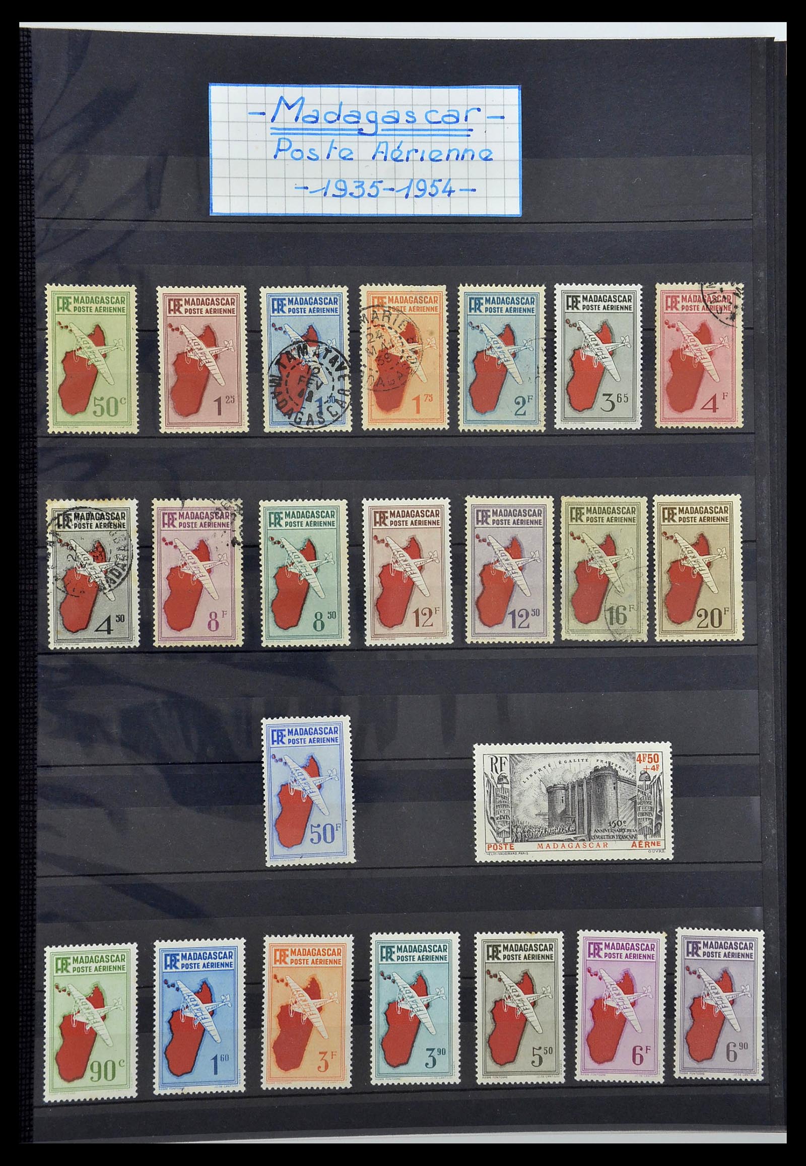 34190 0962 - Postzegelverzameling 34190 Franse koloniën in Afrika 1885-1998.