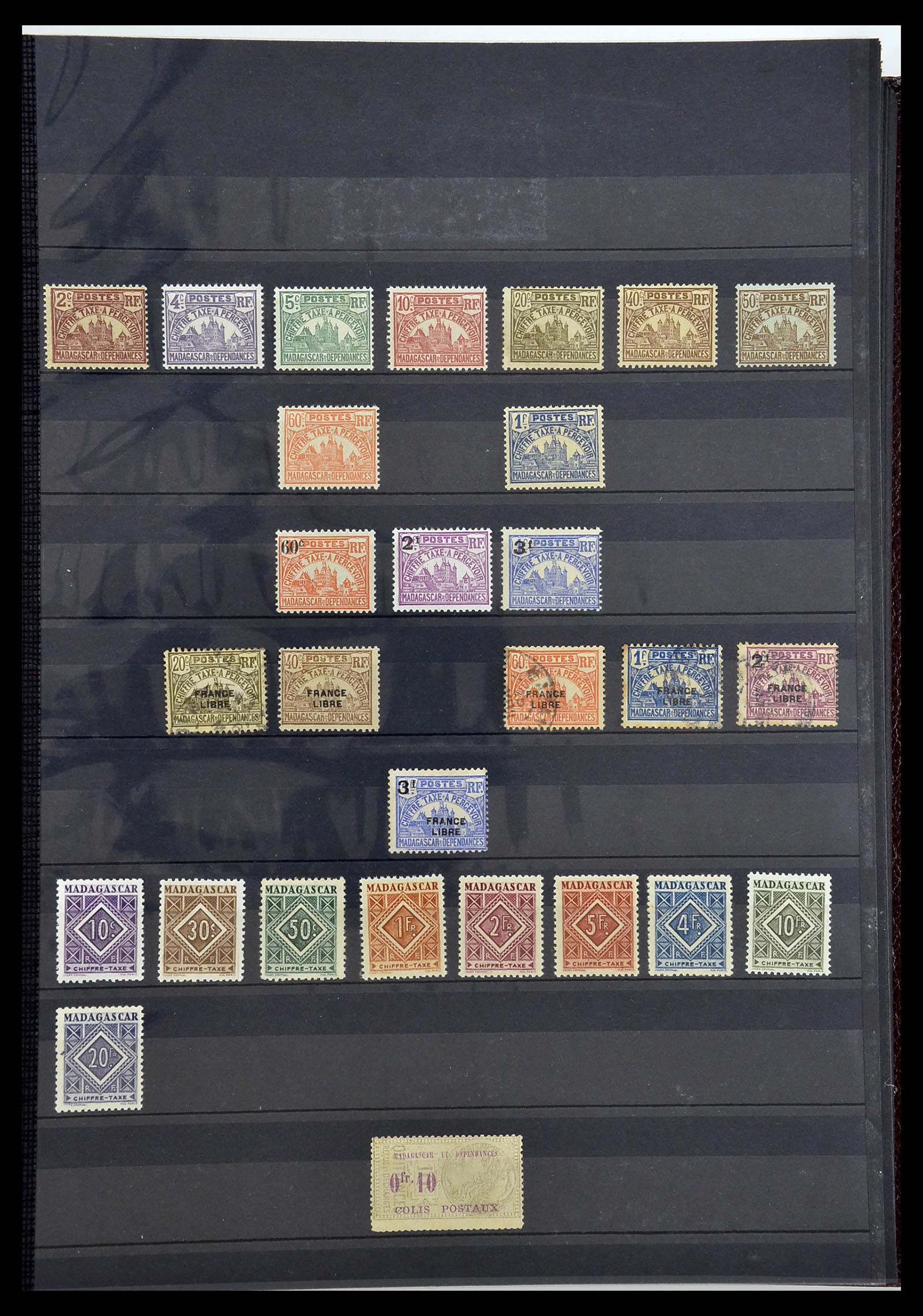 34190 0966 - Postzegelverzameling 34190 Franse koloniën in Afrika 1885-1998.
