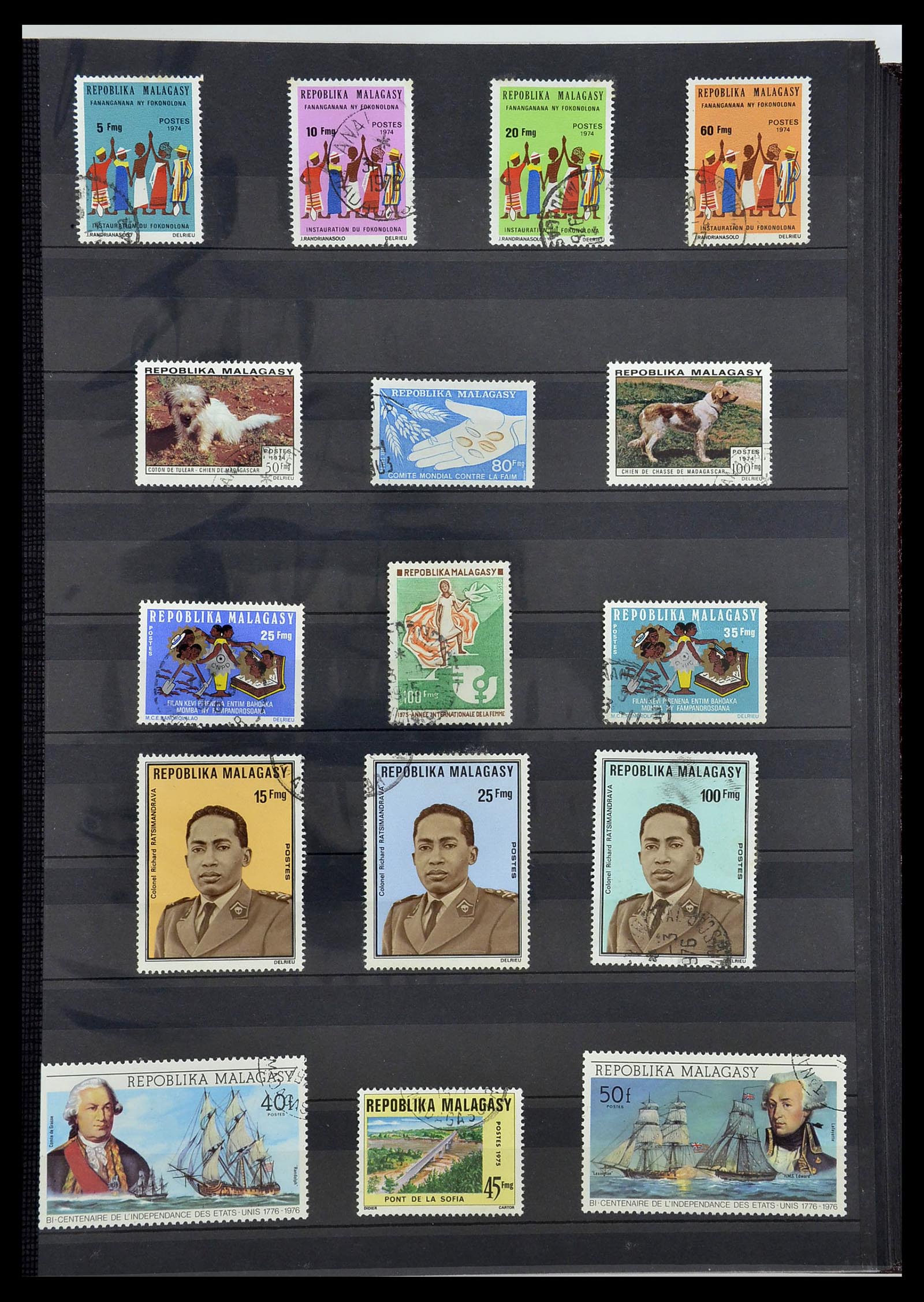 34190 0978 - Postzegelverzameling 34190 Franse koloniën in Afrika 1885-1998.