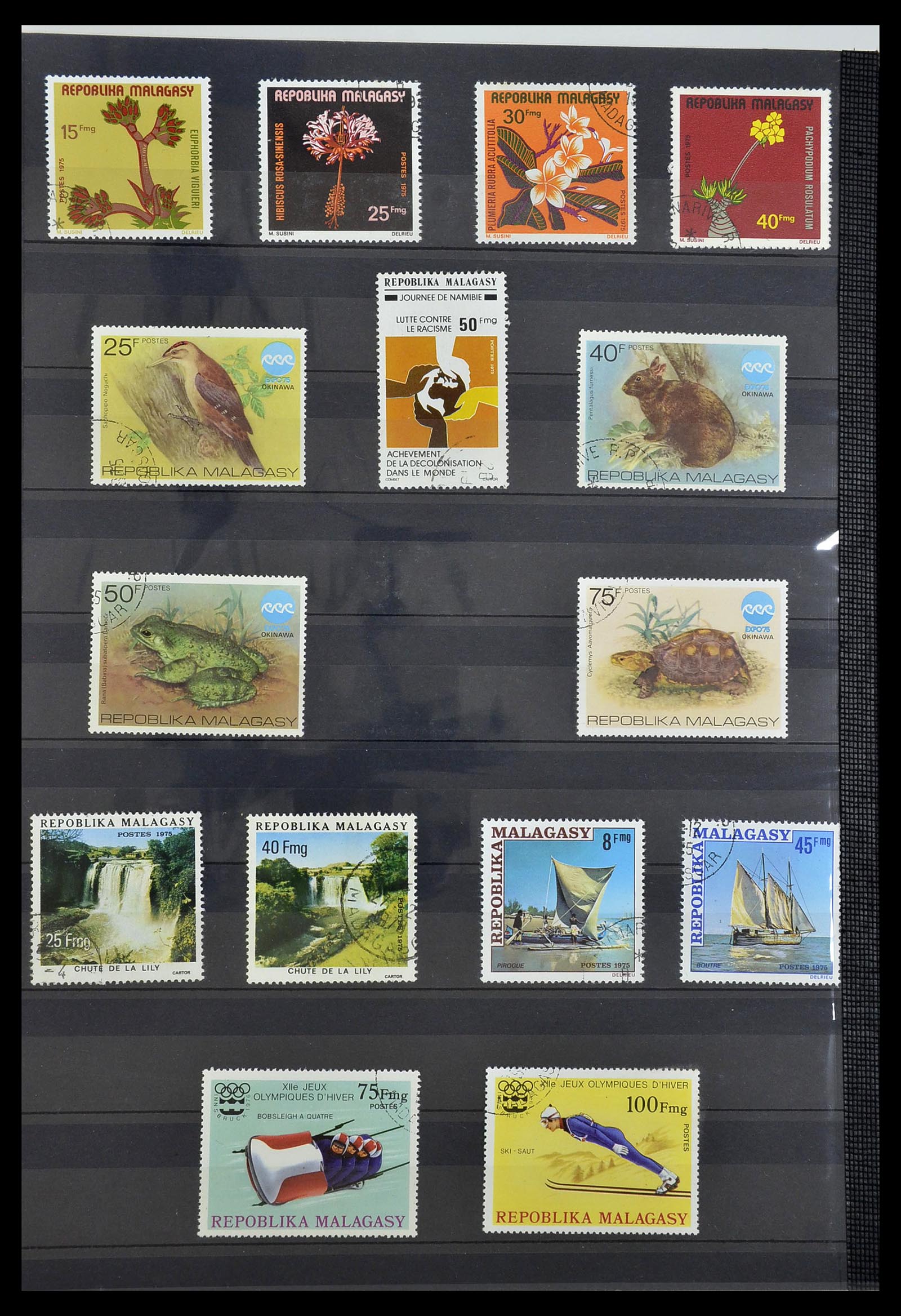 34190 0979 - Postzegelverzameling 34190 Franse koloniën in Afrika 1885-1998.