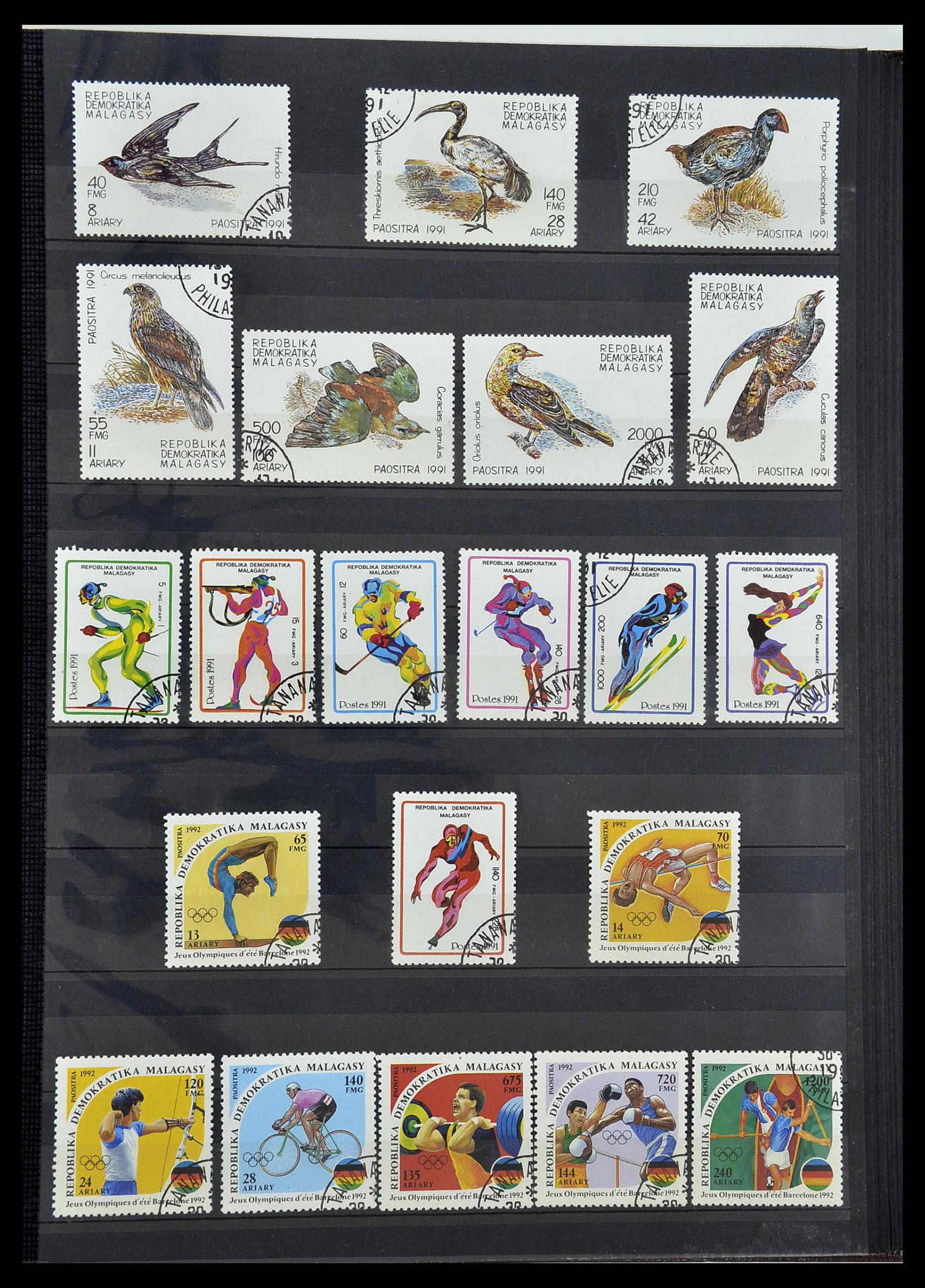 34190 0991 - Postzegelverzameling 34190 Franse koloniën in Afrika 1885-1998.