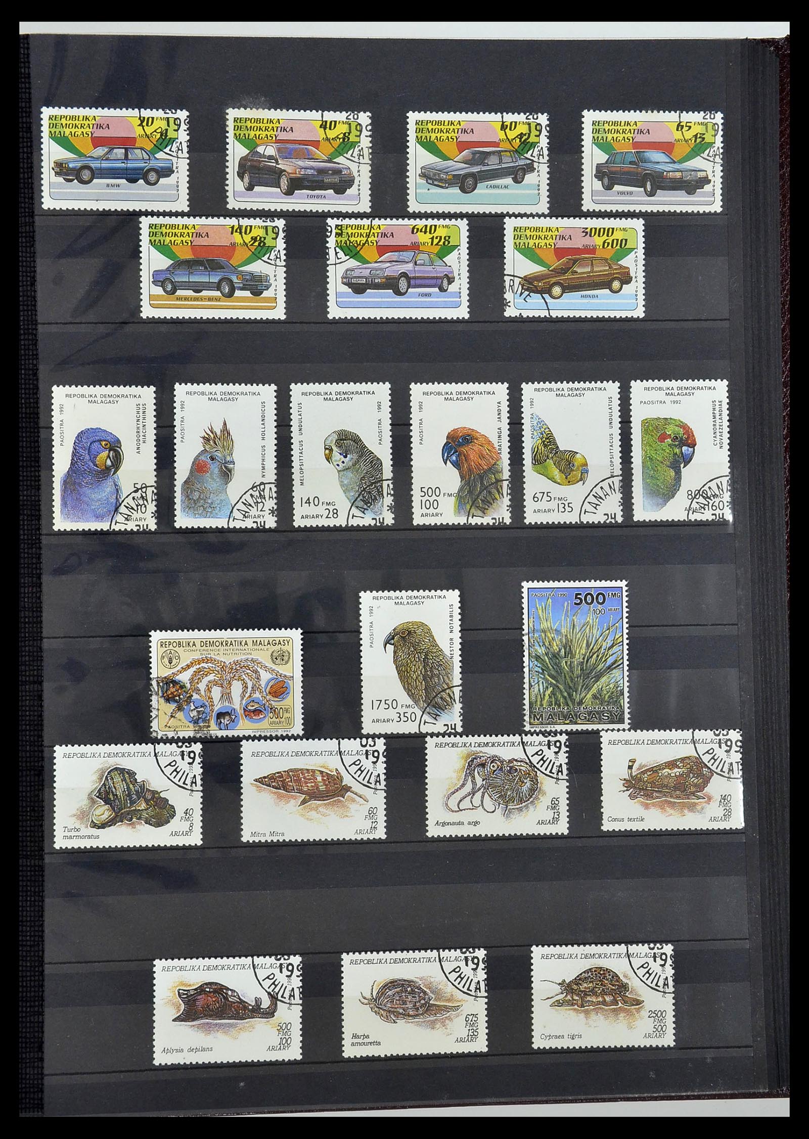 34190 0994 - Postzegelverzameling 34190 Franse koloniën in Afrika 1885-1998.