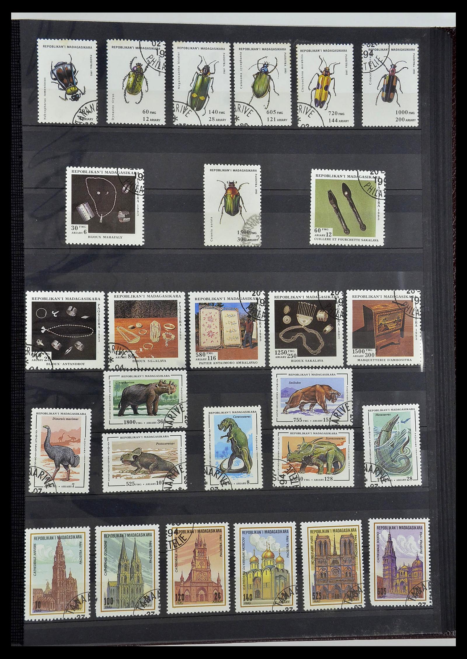 34190 0996 - Postzegelverzameling 34190 Franse koloniën in Afrika 1885-1998.