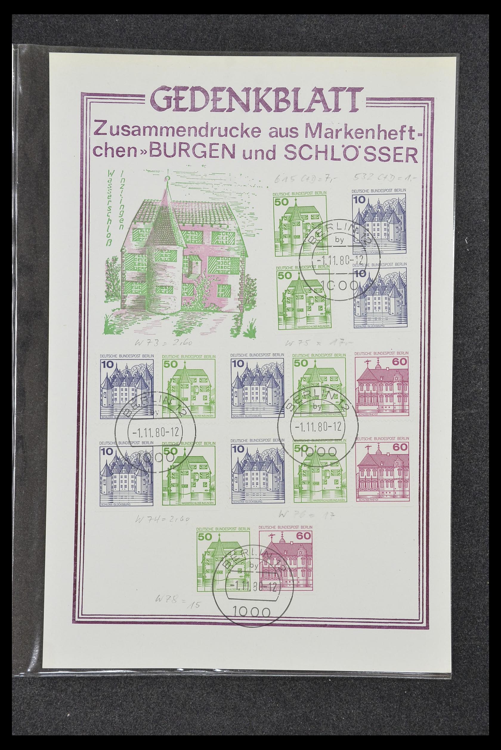 34200 243 - Stamp collection 34200 Germany combinations 1910-1996.