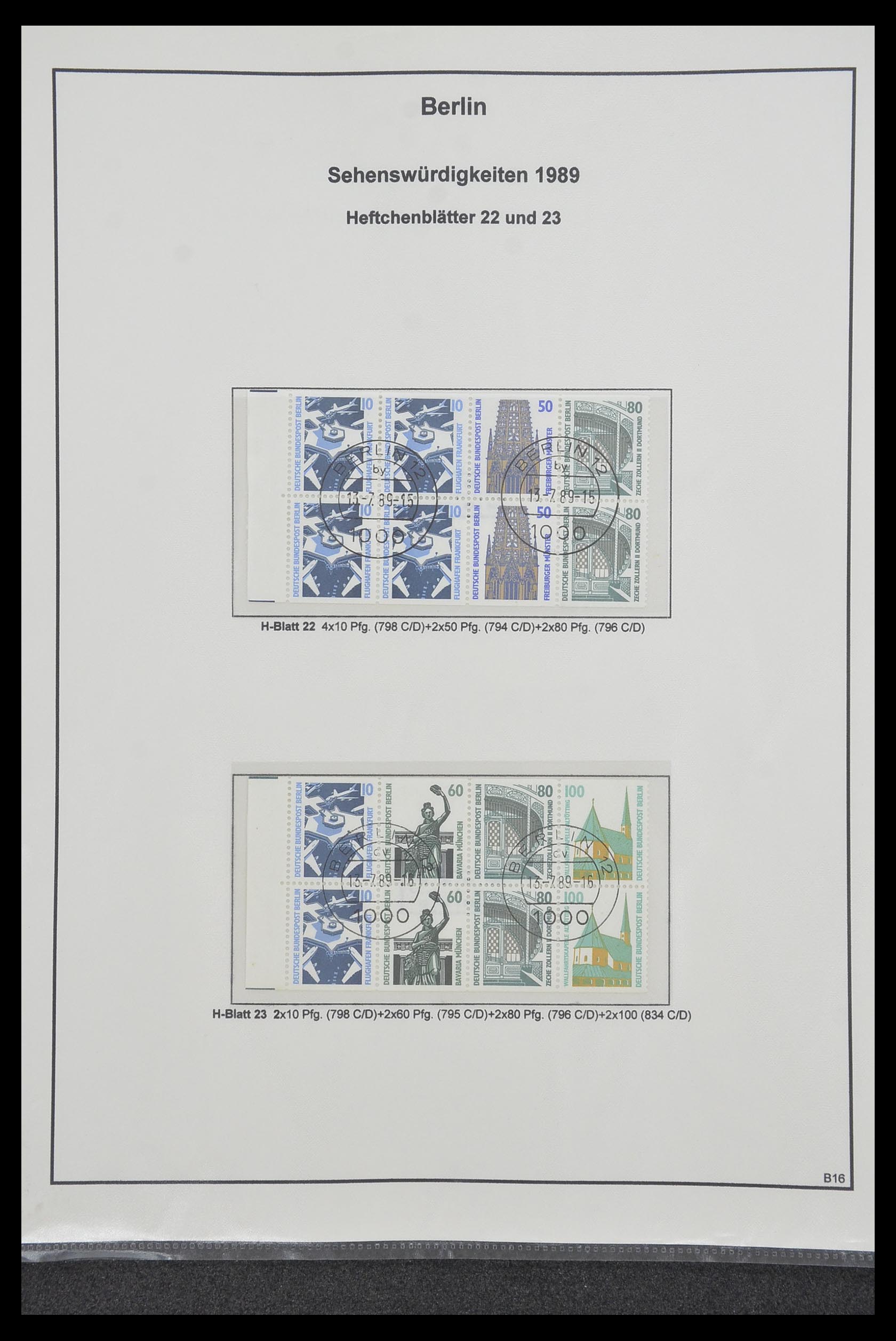 34200 247 - Stamp collection 34200 Germany combinations 1910-1996.