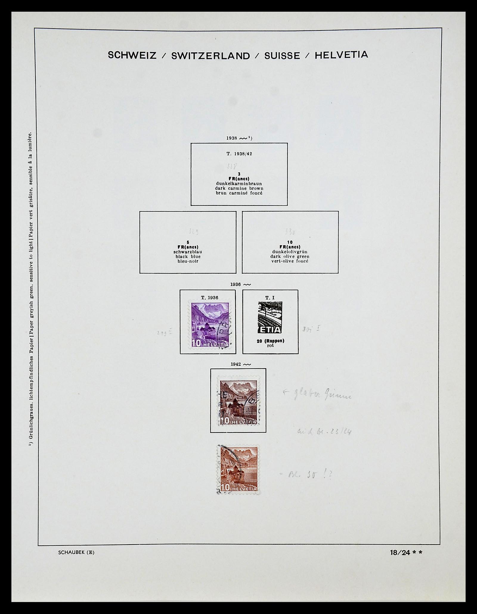 34204 020 - Postzegelverzameling 34204 Zwitserland 1862-2001.