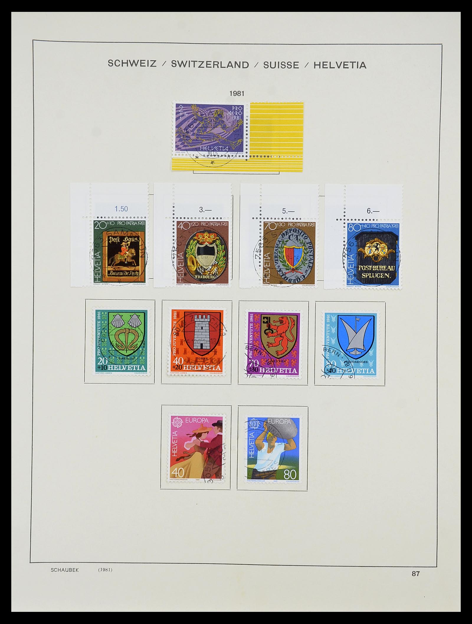 34204 105 - Postzegelverzameling 34204 Zwitserland 1862-2001.