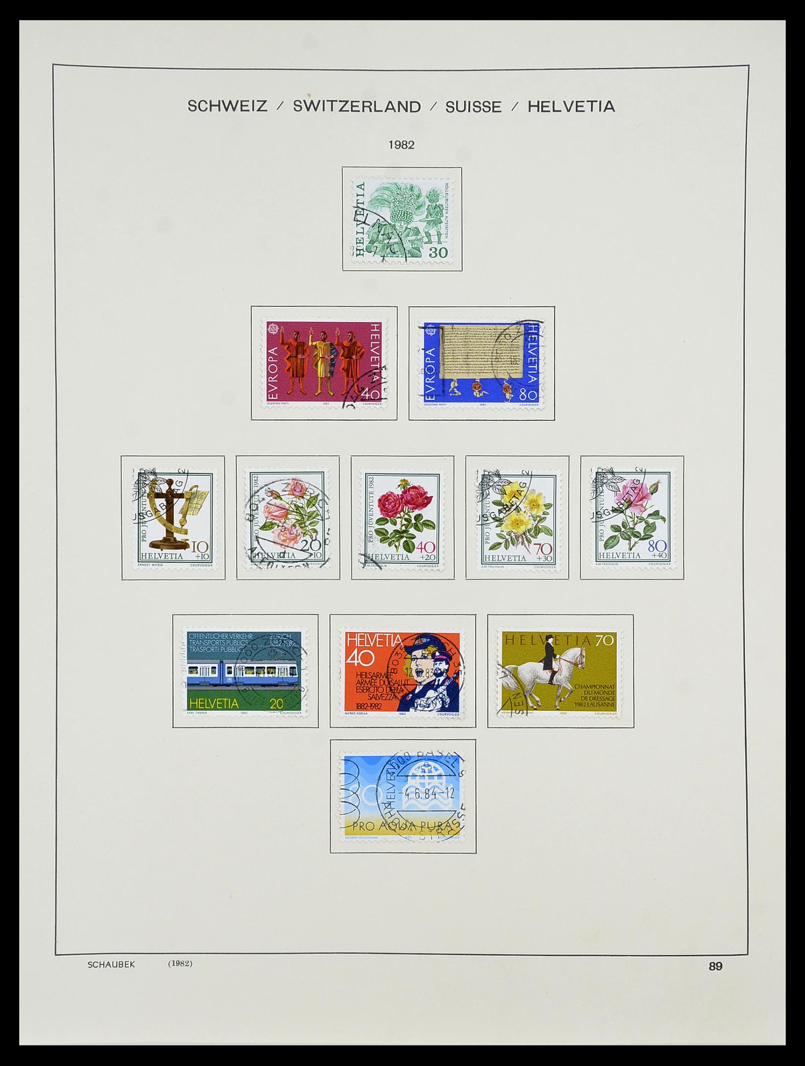 34204 109 - Postzegelverzameling 34204 Zwitserland 1862-2001.